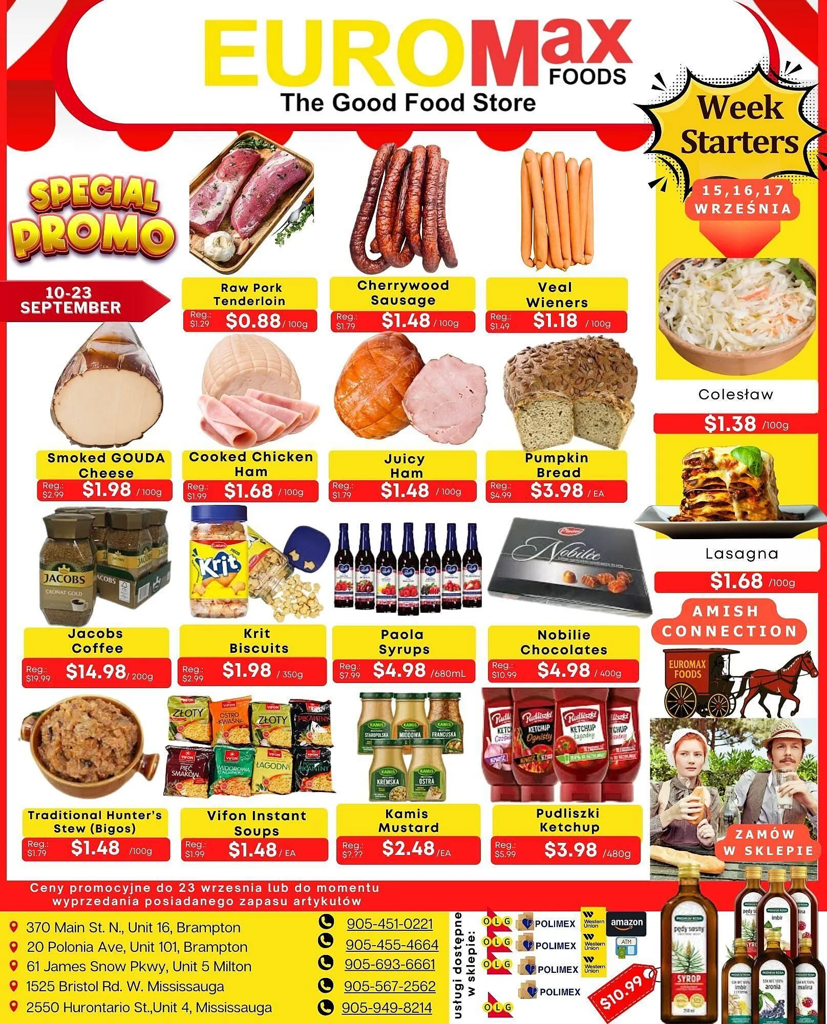 EuroMax Foods flyer from September 10 to September 23 2025 - flyer page 1