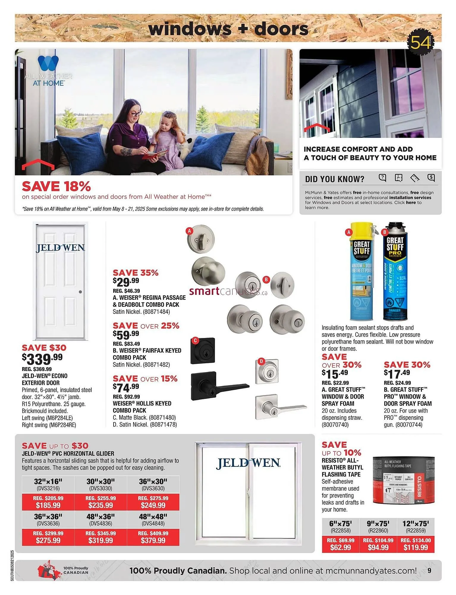 McMunn & Yates Building Supplies flyer from May 7 to May 13 2025 - flyer page 9