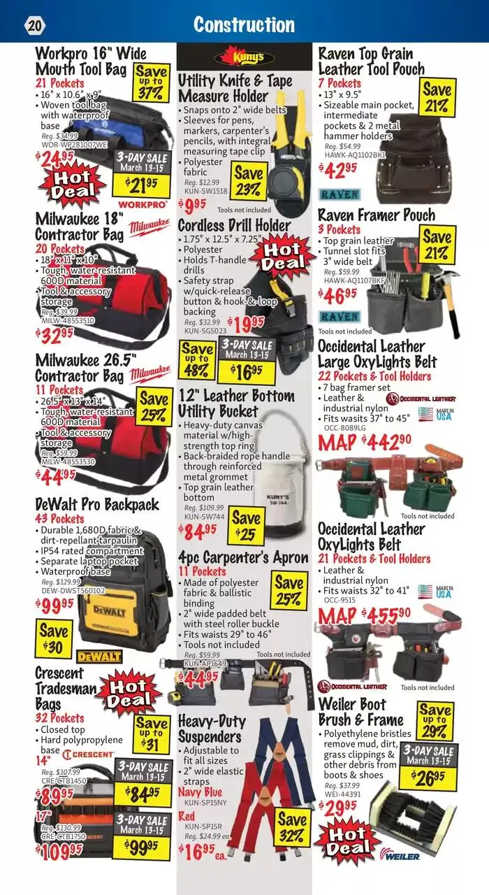 KMS Tools  from March 13 to March 31 2025 - flyer page 20