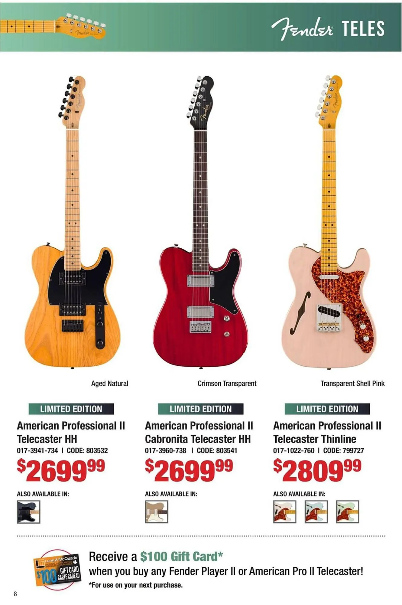 Long & McQuade flyer from August 19 to August 31 2025 - flyer page 8