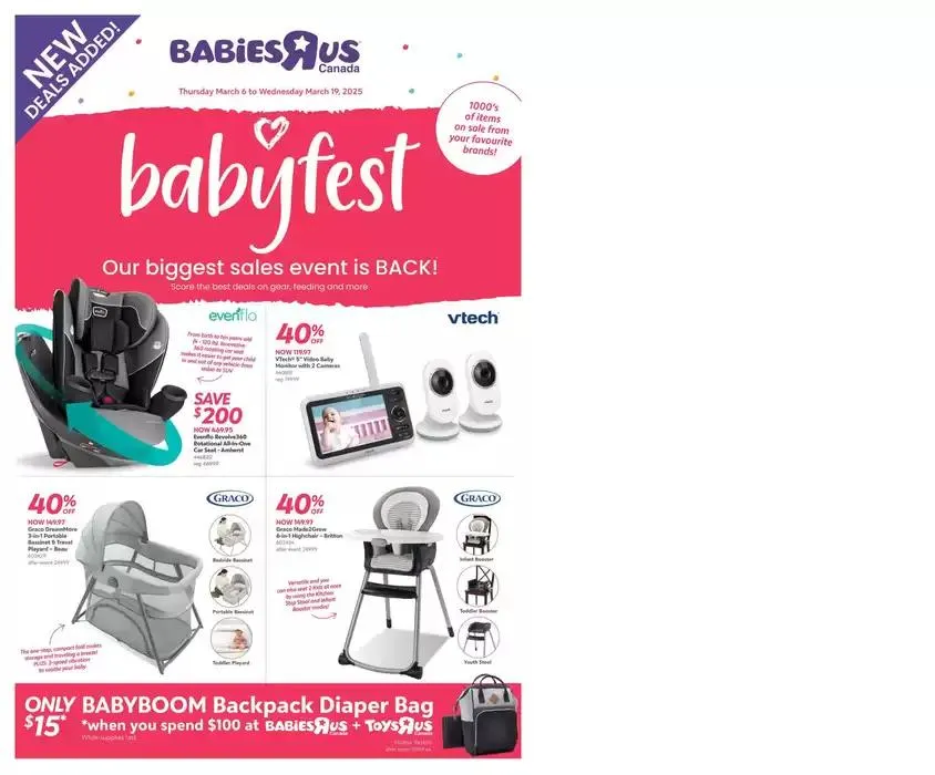 Babies"R"Us Flyer - 1