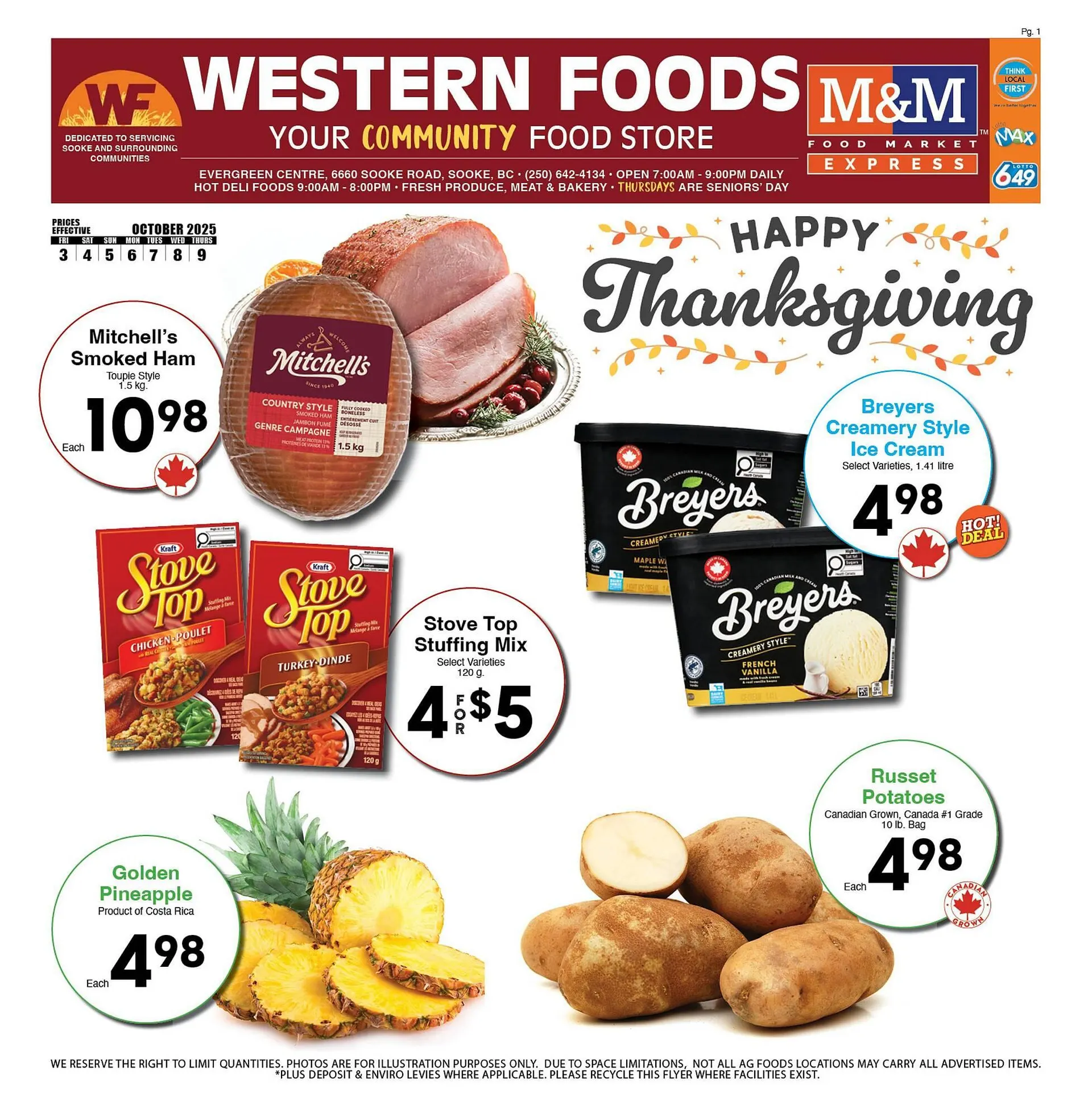 Western Foods flyer from October 5 to October 11 2025 - flyer page 1