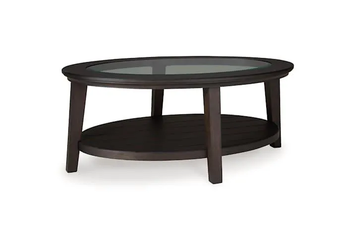 Celamar Coffee Table - Dark Brown