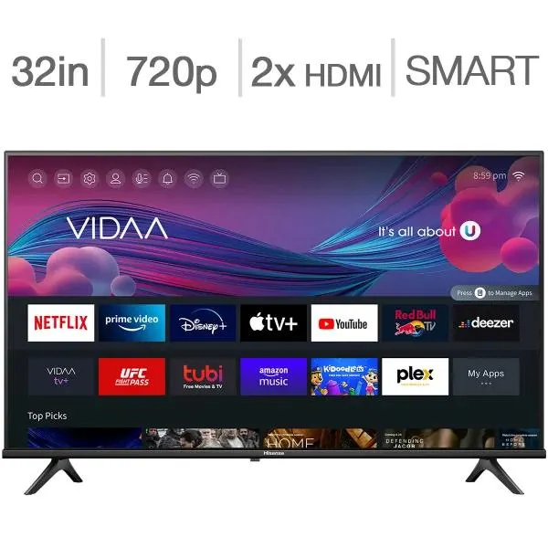 Hisense 32" Class - A4KV Series - 720P HD LED TV