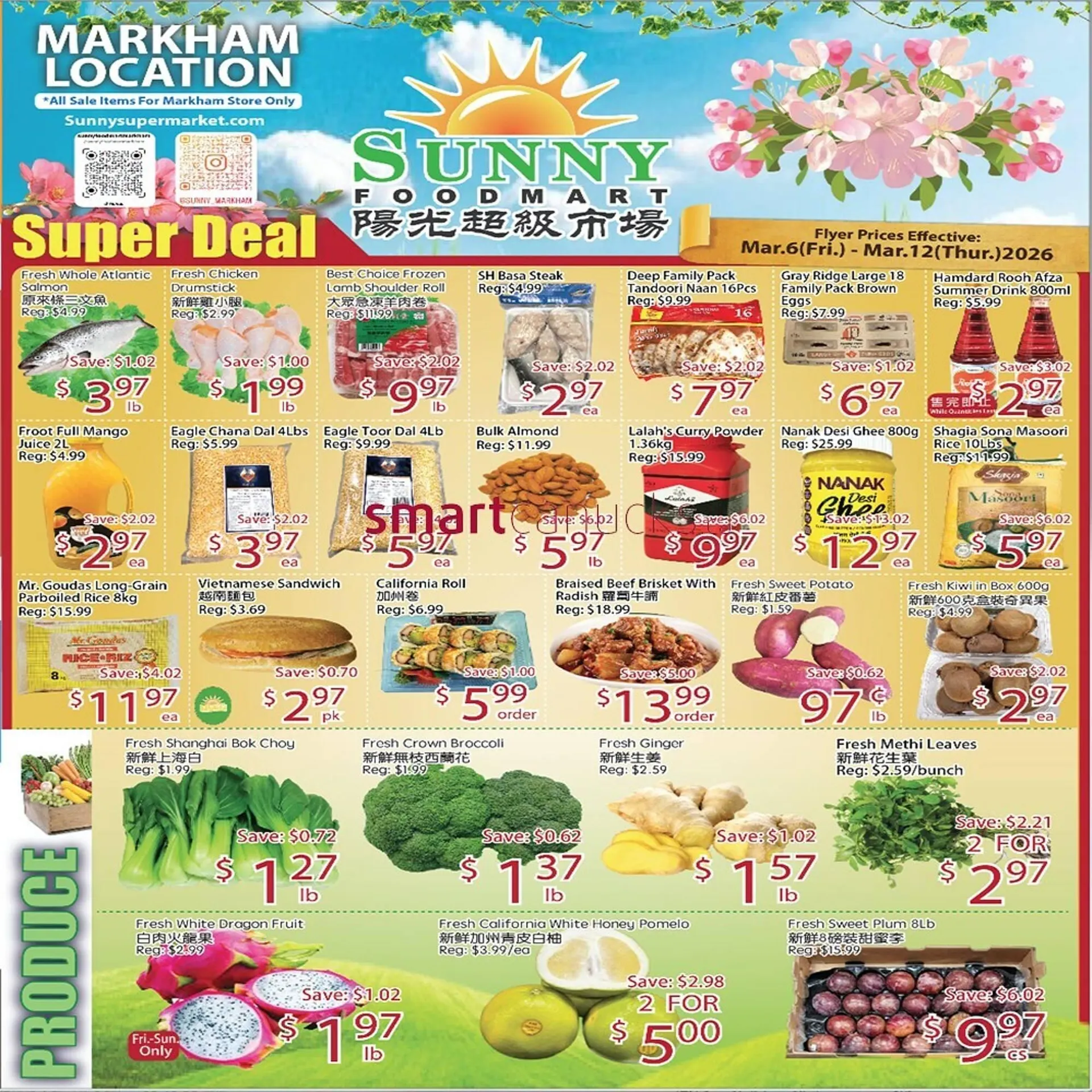 Sunny Food Mart flyer from March 6 to March 12 2026 - flyer page 1