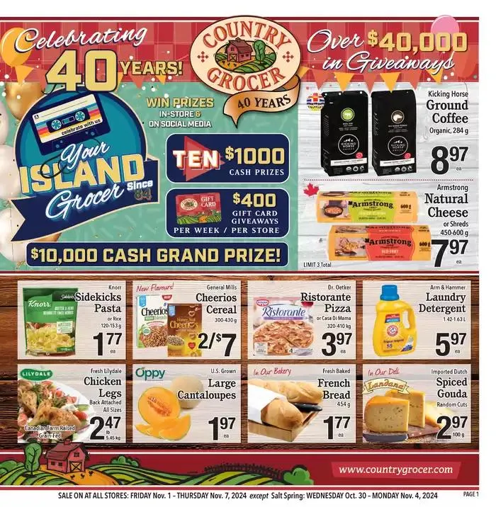 Offers for bargain hunters from October 31 to November 14 2024 - flyer page 1