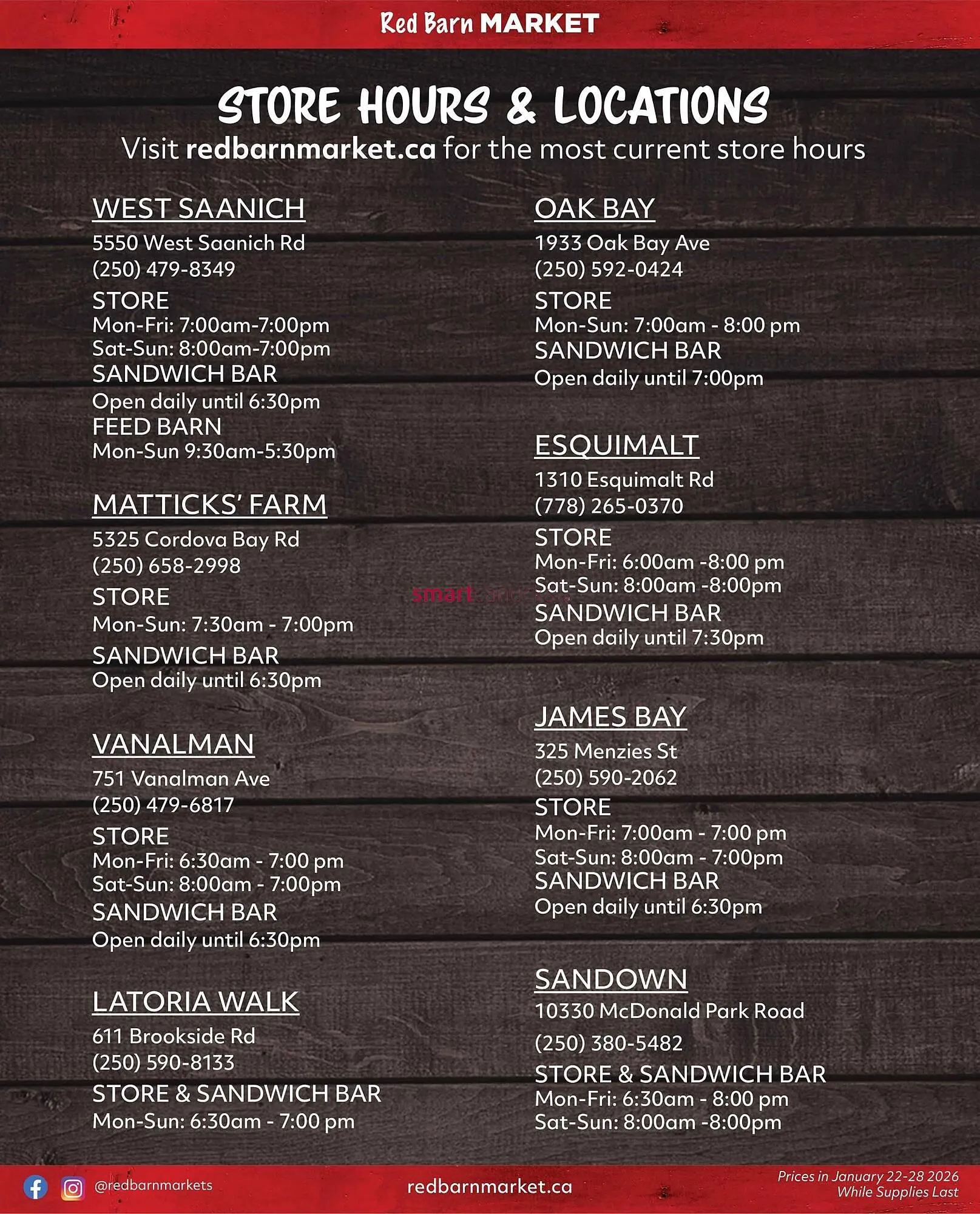 Red Barn Market flyer from January 22 to January 28 2026 - flyer page 8