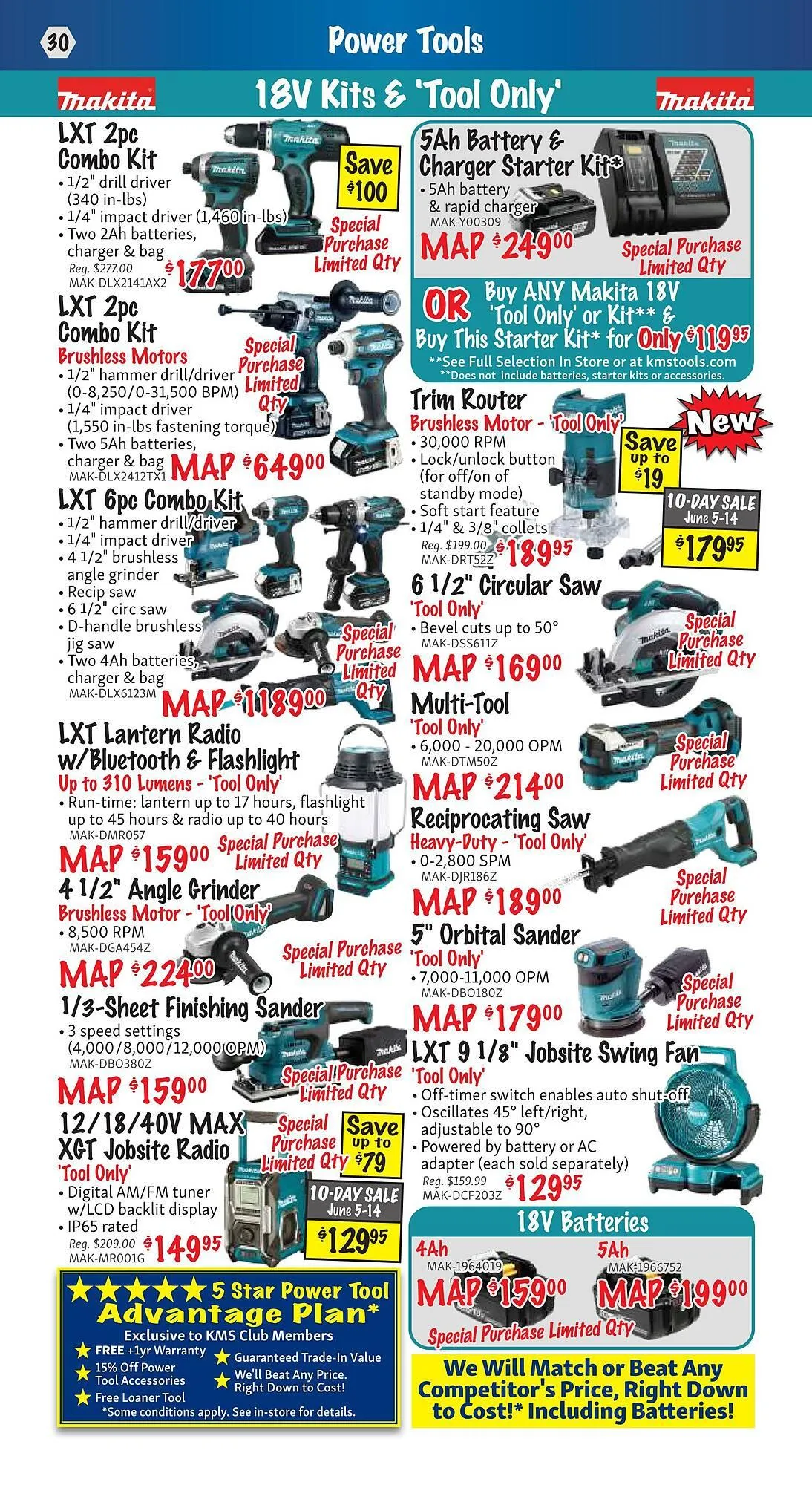 KMS Tools flyer from June 1 to June 30 2025 - flyer page 30