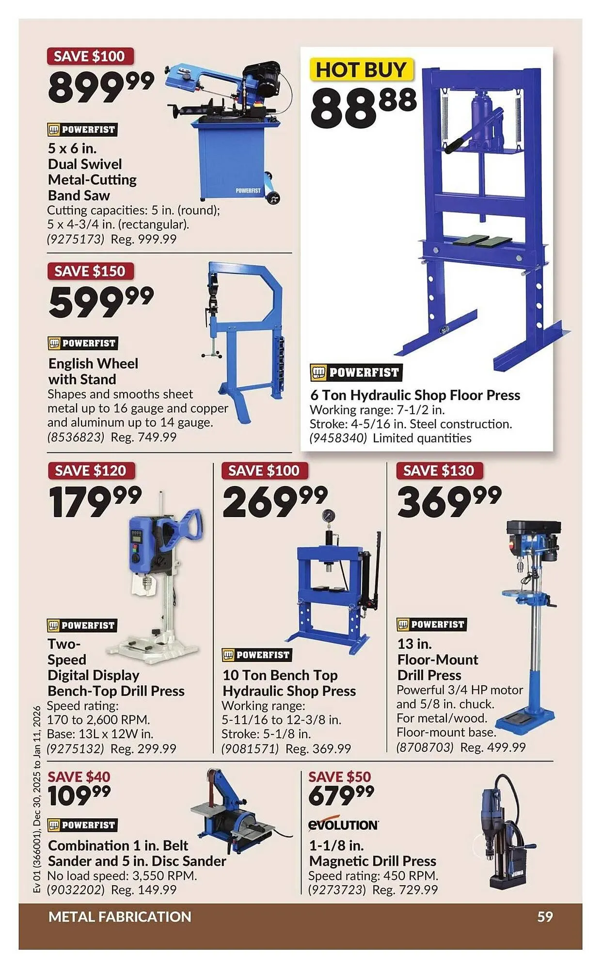 Princess Auto flyer from December 26 to January 2 2026 - flyer page 63