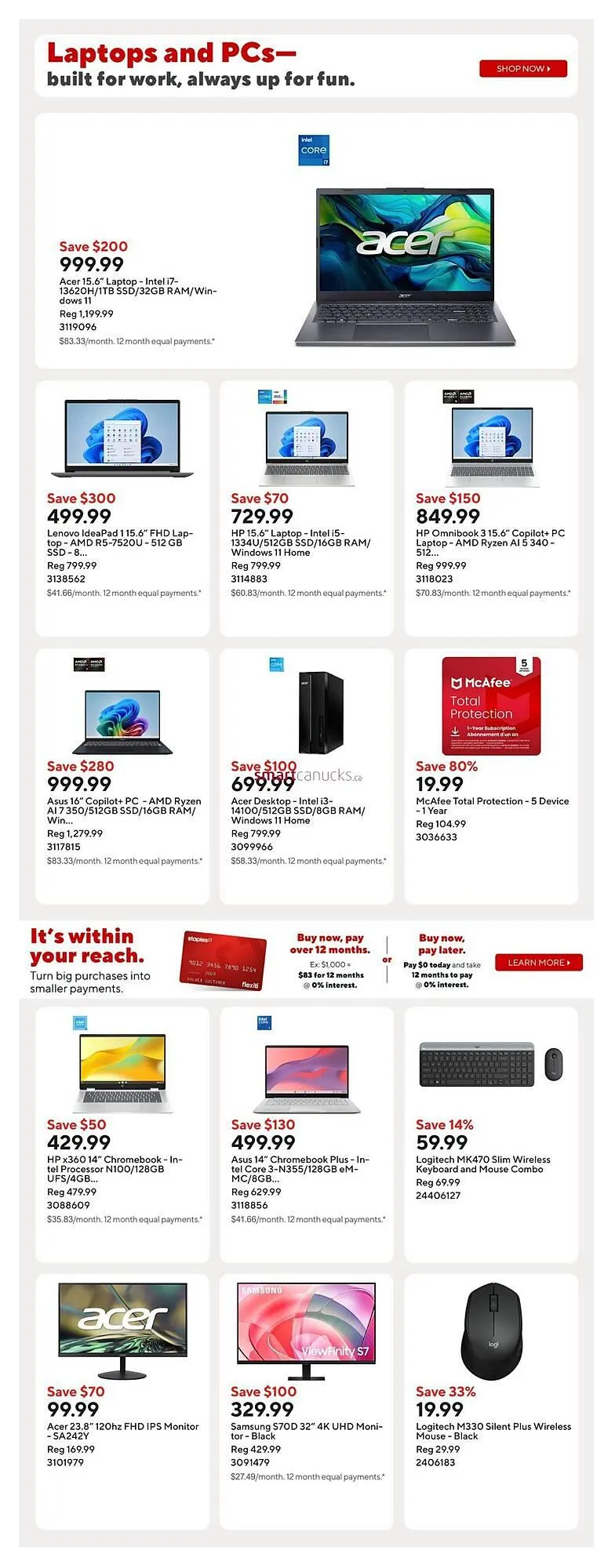 Staples flyer from February 27 to March 5 2026 - flyer page 6