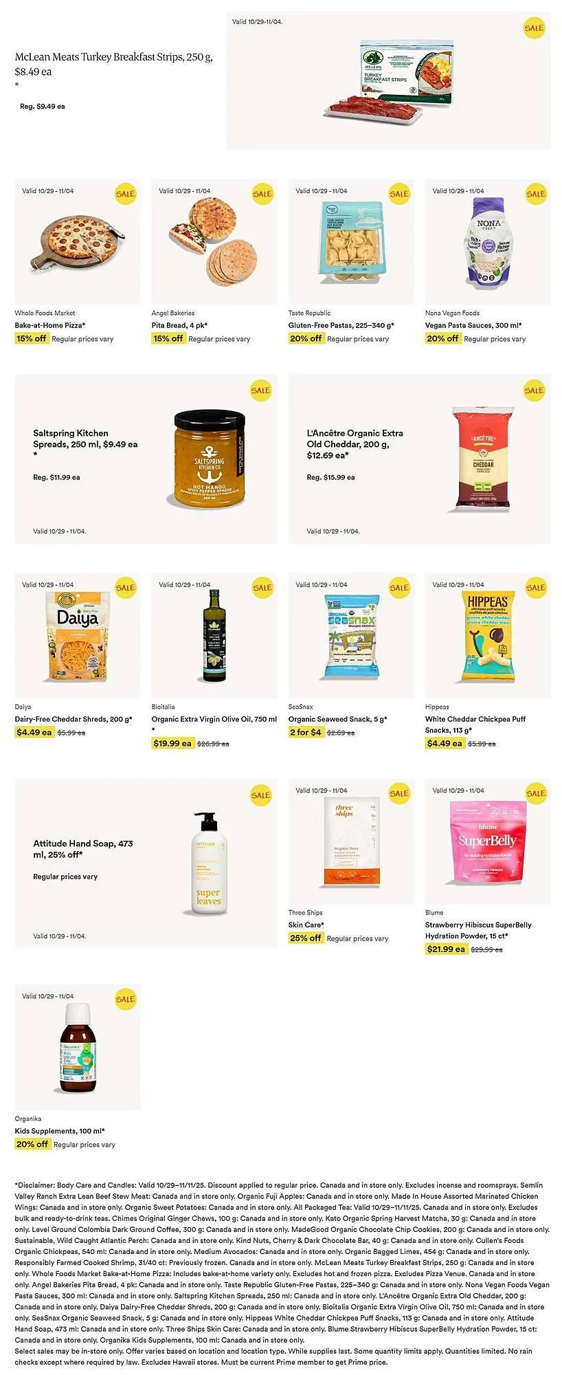 Whole Foods Market flyer from October 30 to November 6 2025 - flyer page 2