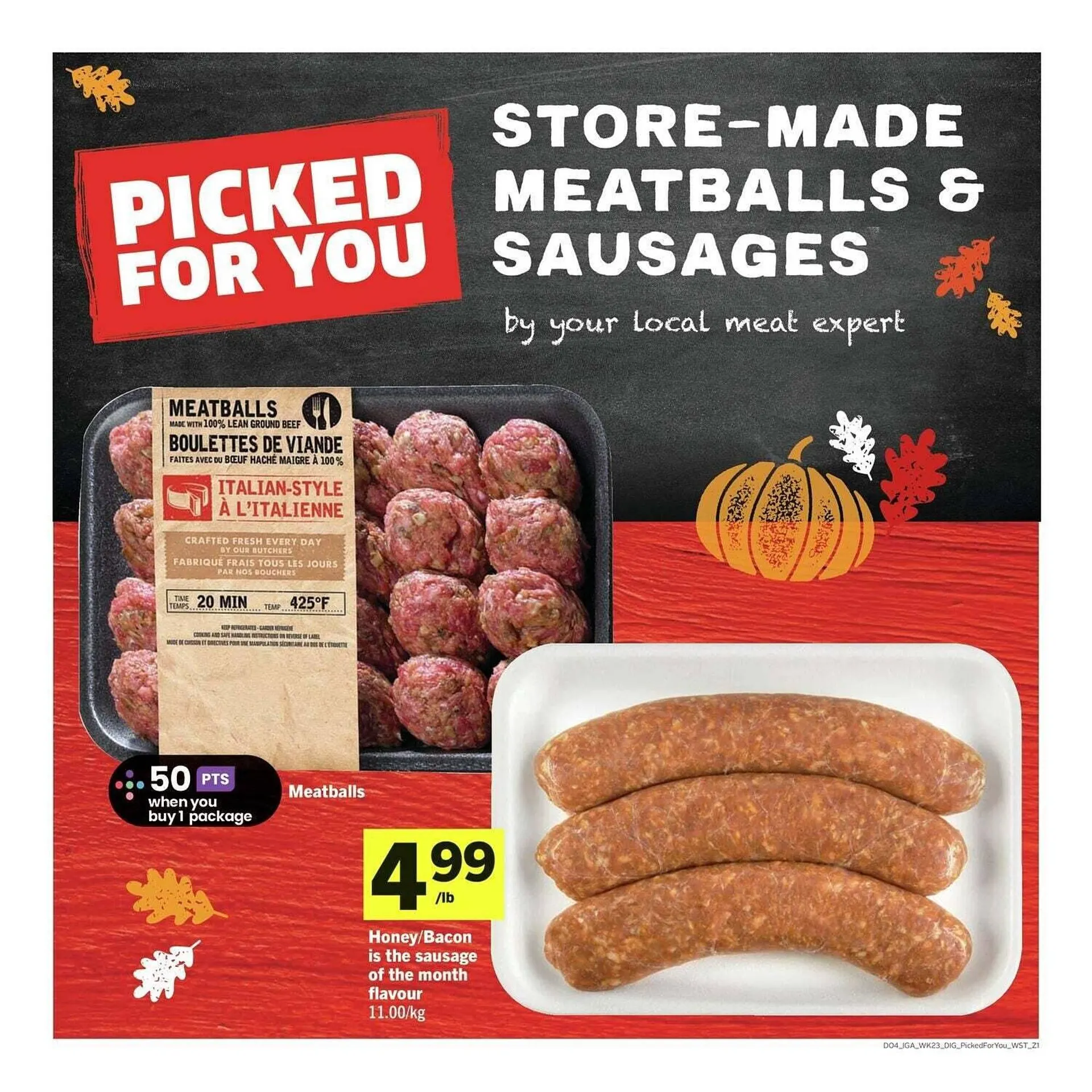 IGA flyer from October 2 to October 9 2025 - flyer page 11