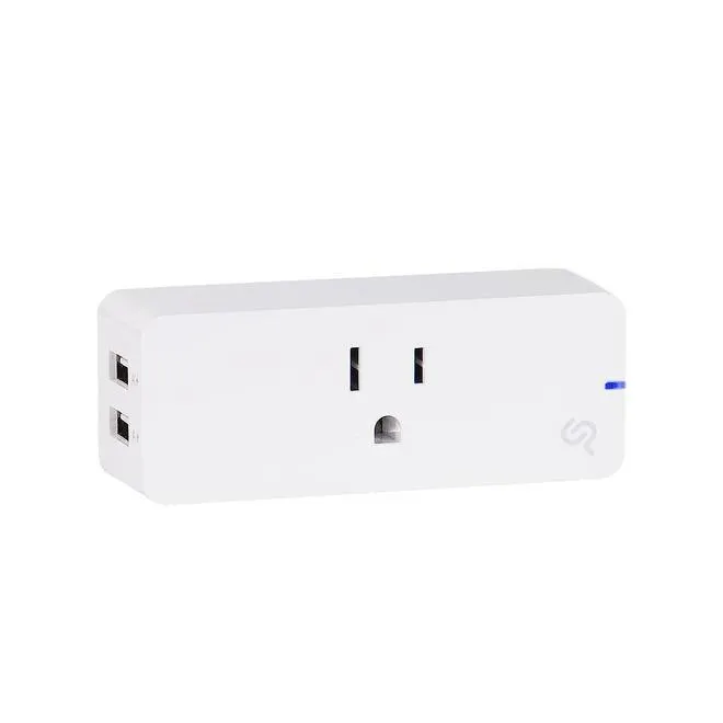 Mini Smart Outlet Wifi Socket with 2 USB Ports, Compatible with Alexa, Google Home - PrimeCables®