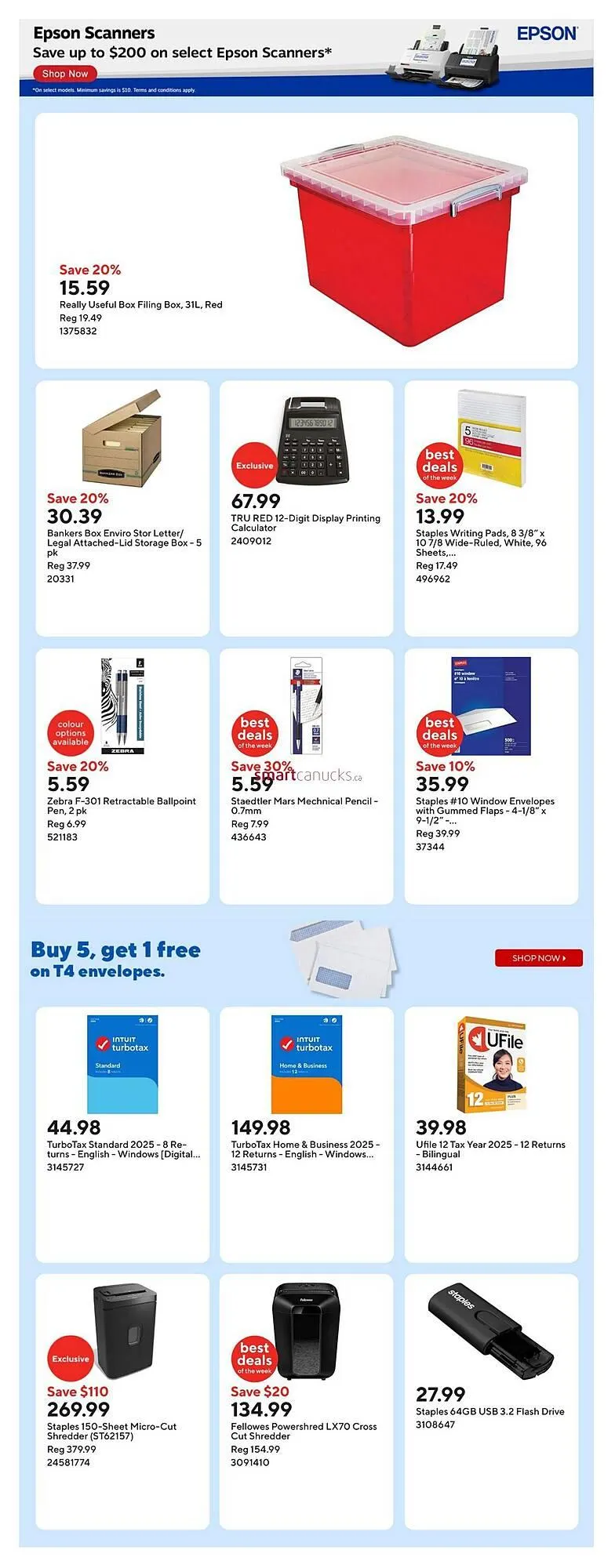 Staples flyer from February 20 to February 26 2026 - flyer page 3