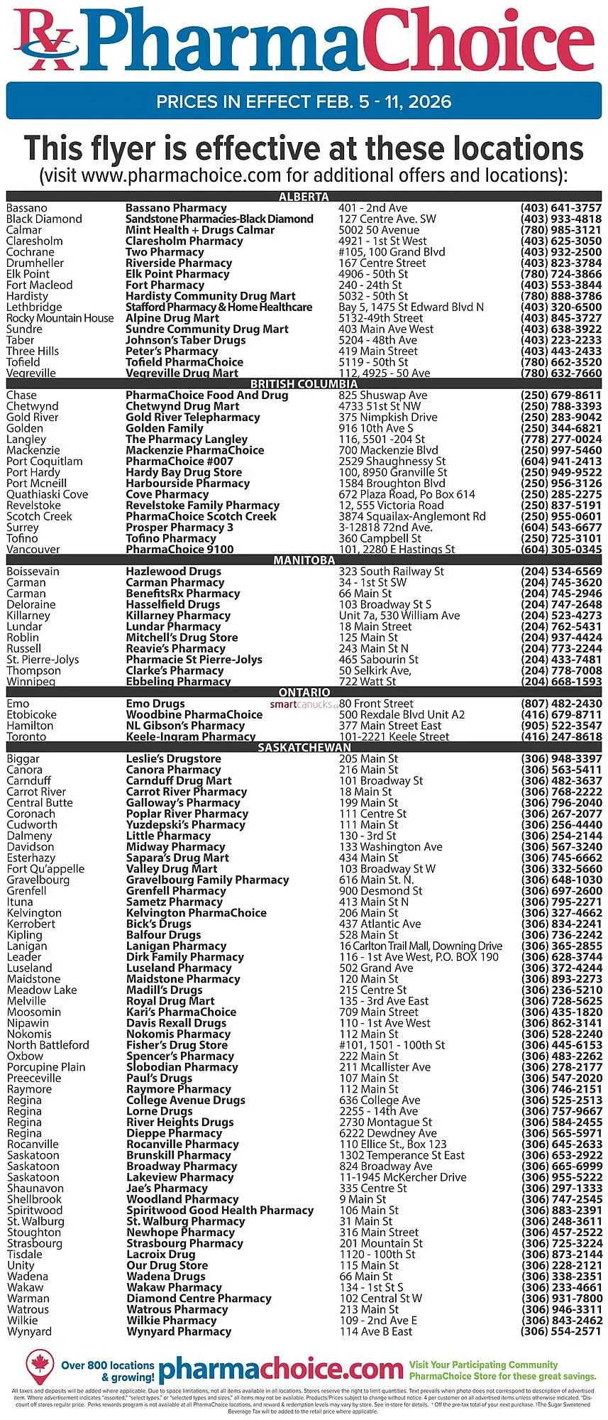 PharmaChoice flyer from February 5 to February 11 2026 - flyer page 6