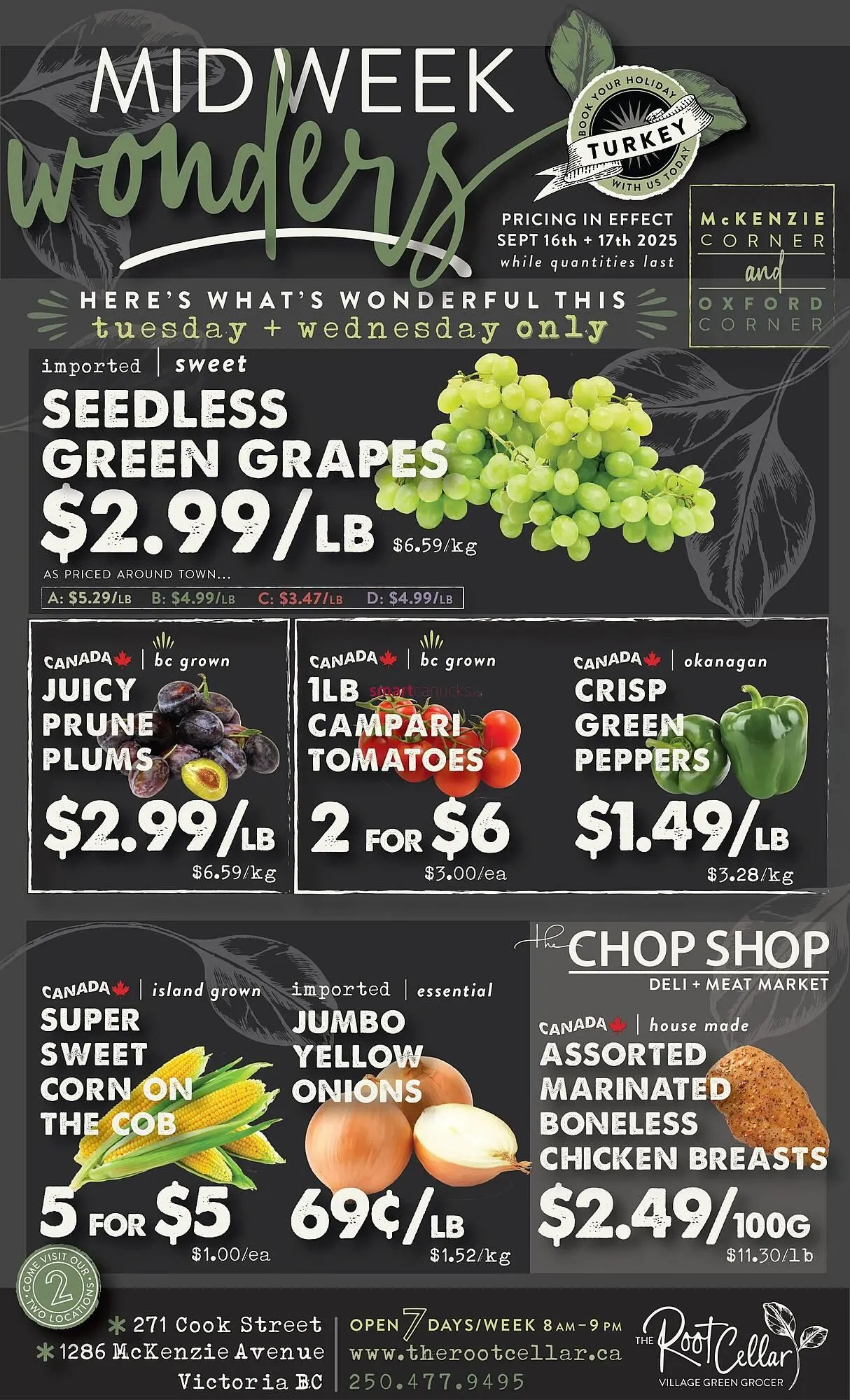 The Root Cellar flyer from September 18 to September 24 2025 - flyer page 1