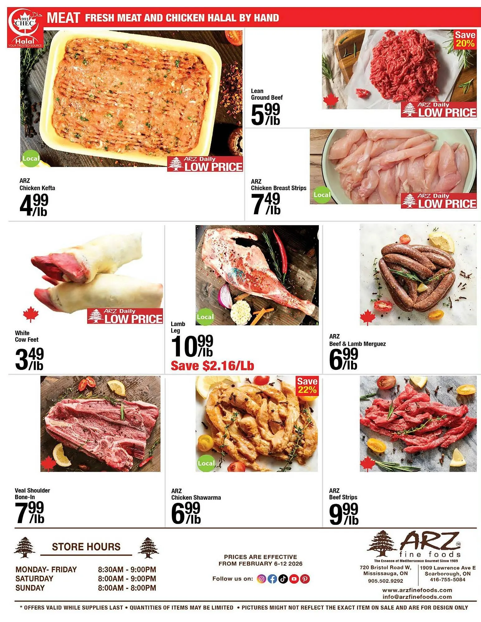 Arz Fine Foods flyer from February 6 to February 12 2026 - flyer page 9