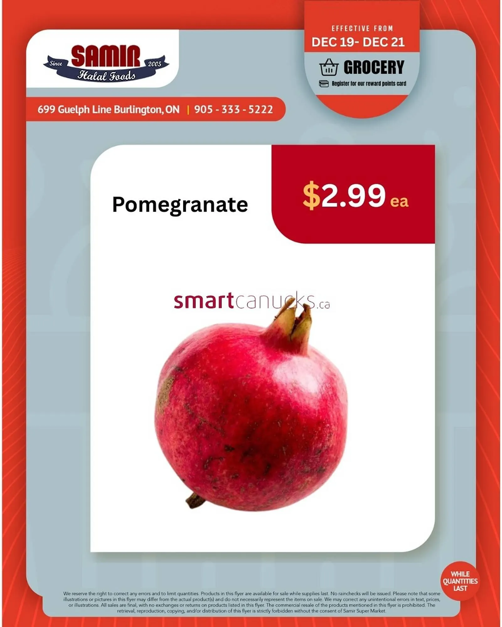 Samir Supermarket flyer from December 19 to December 21 2025 - flyer page 1