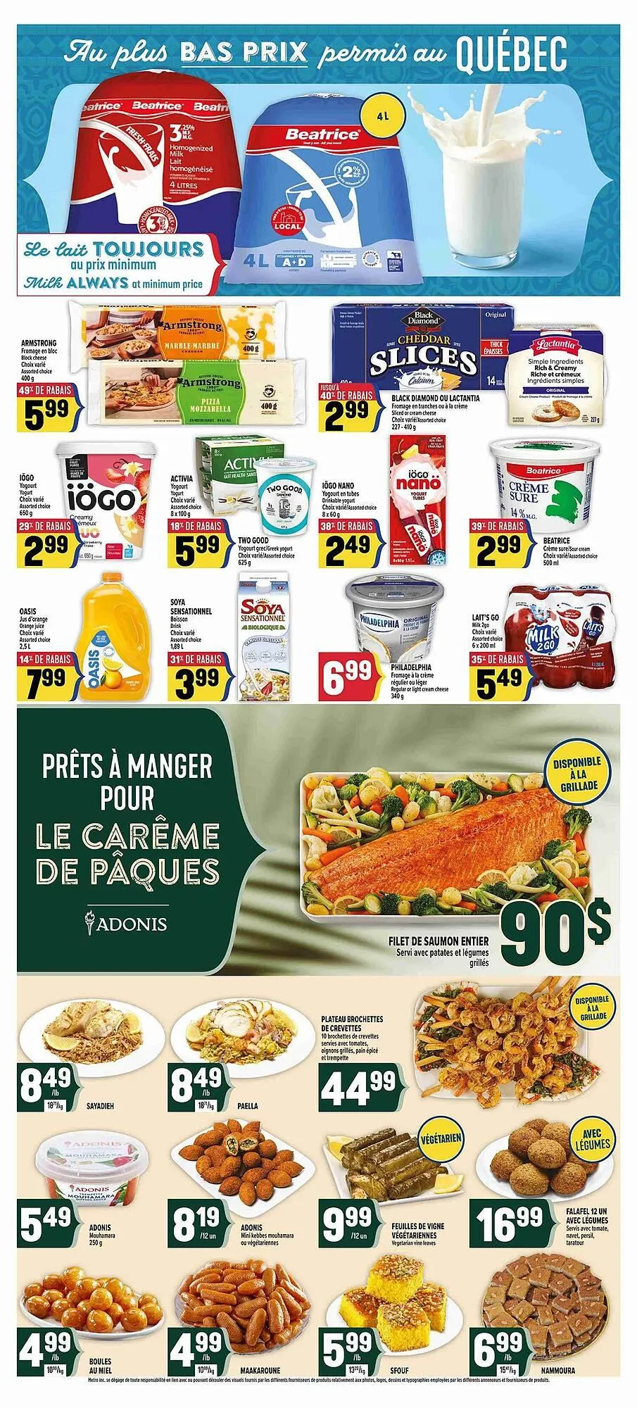 Marché Adonis flyer from April 1 to May 1 2025 - flyer page 9