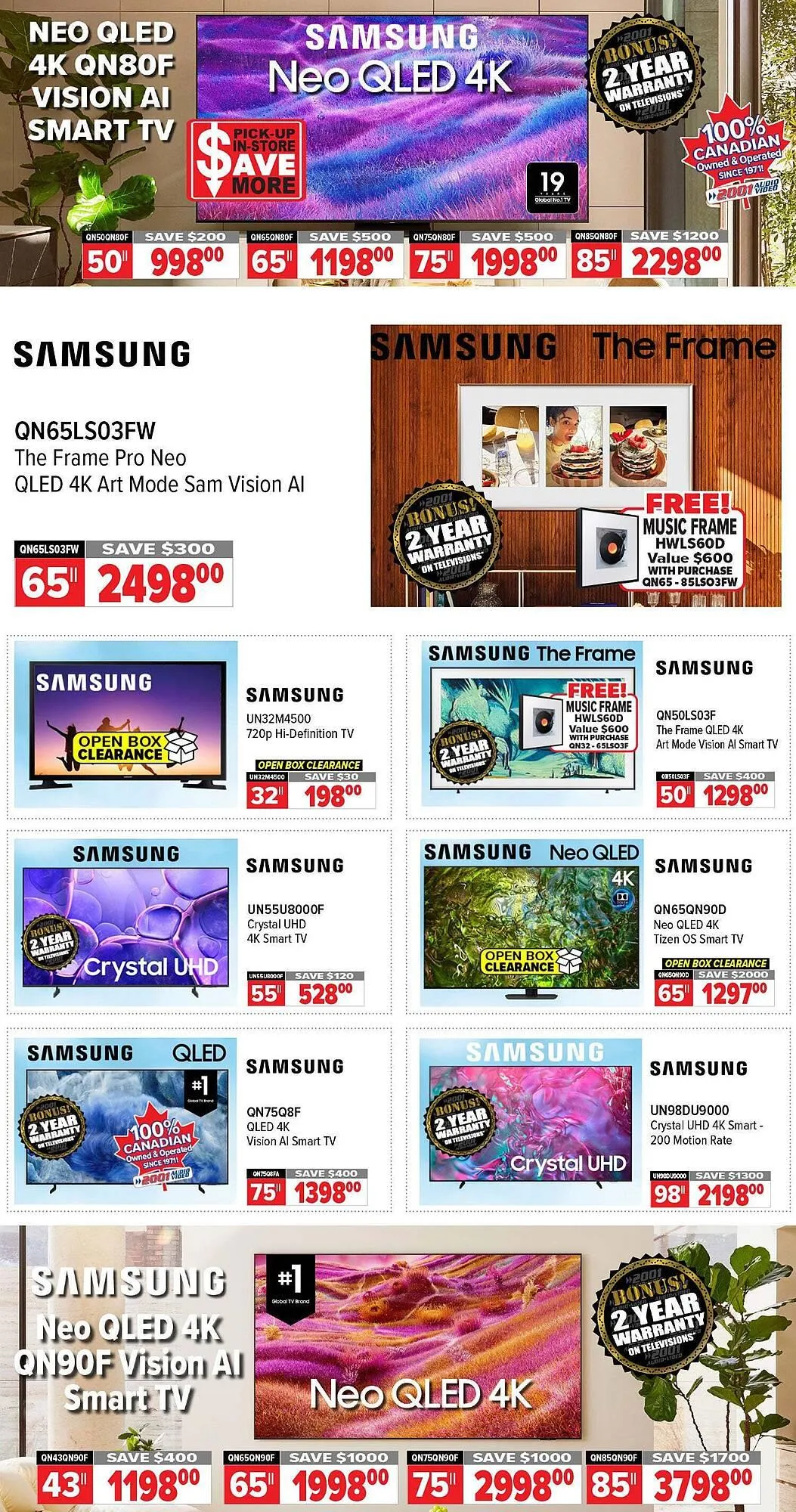 2001 Audio Video flyer from January 23 to January 30 2026 - flyer page 3