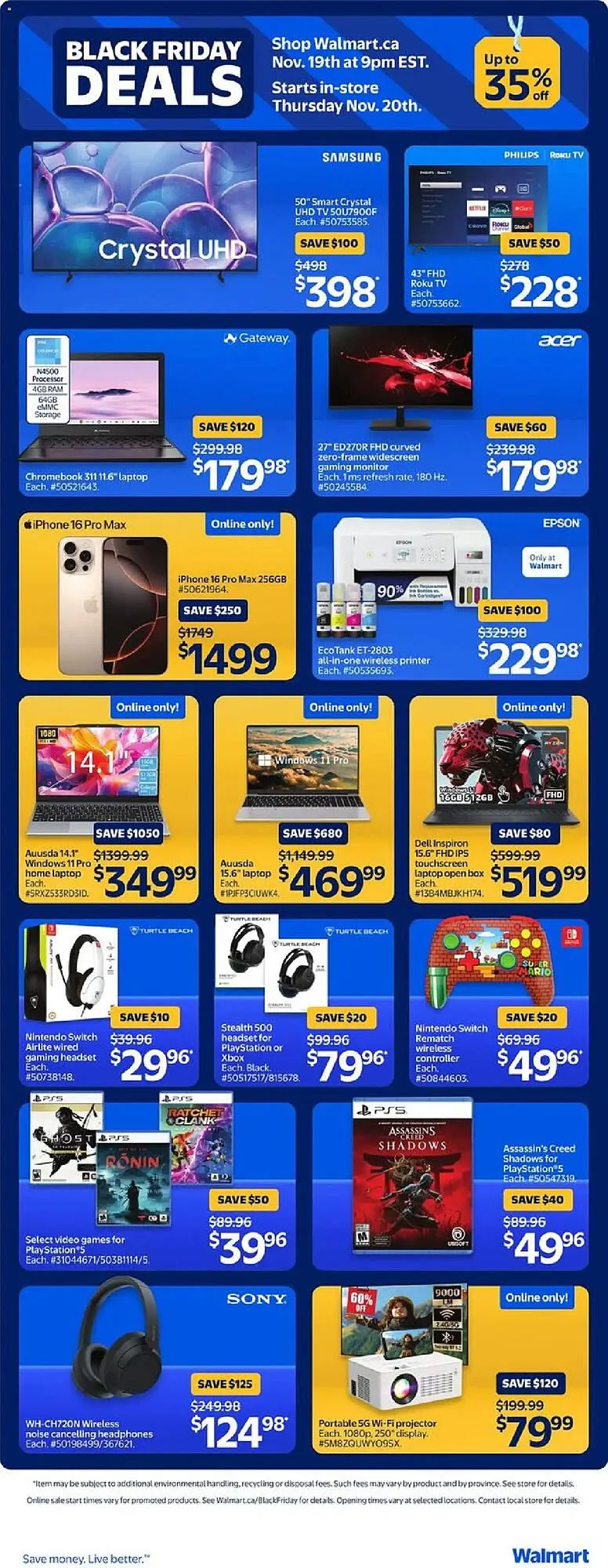 Walmart flyer from November 19 to November 26 2025 - flyer page 7