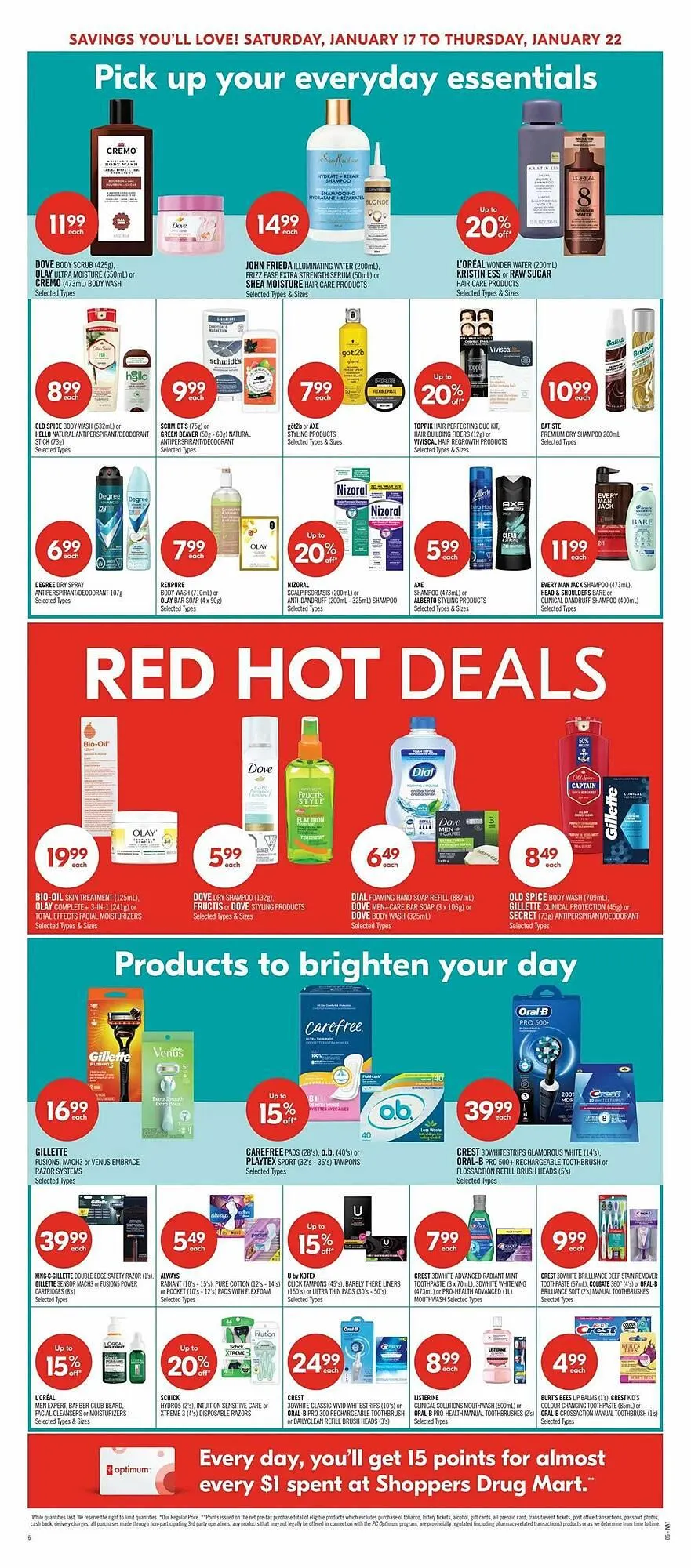 Shoppers Drug Mart flyer from January 15 to January 22 2026 - flyer page 10