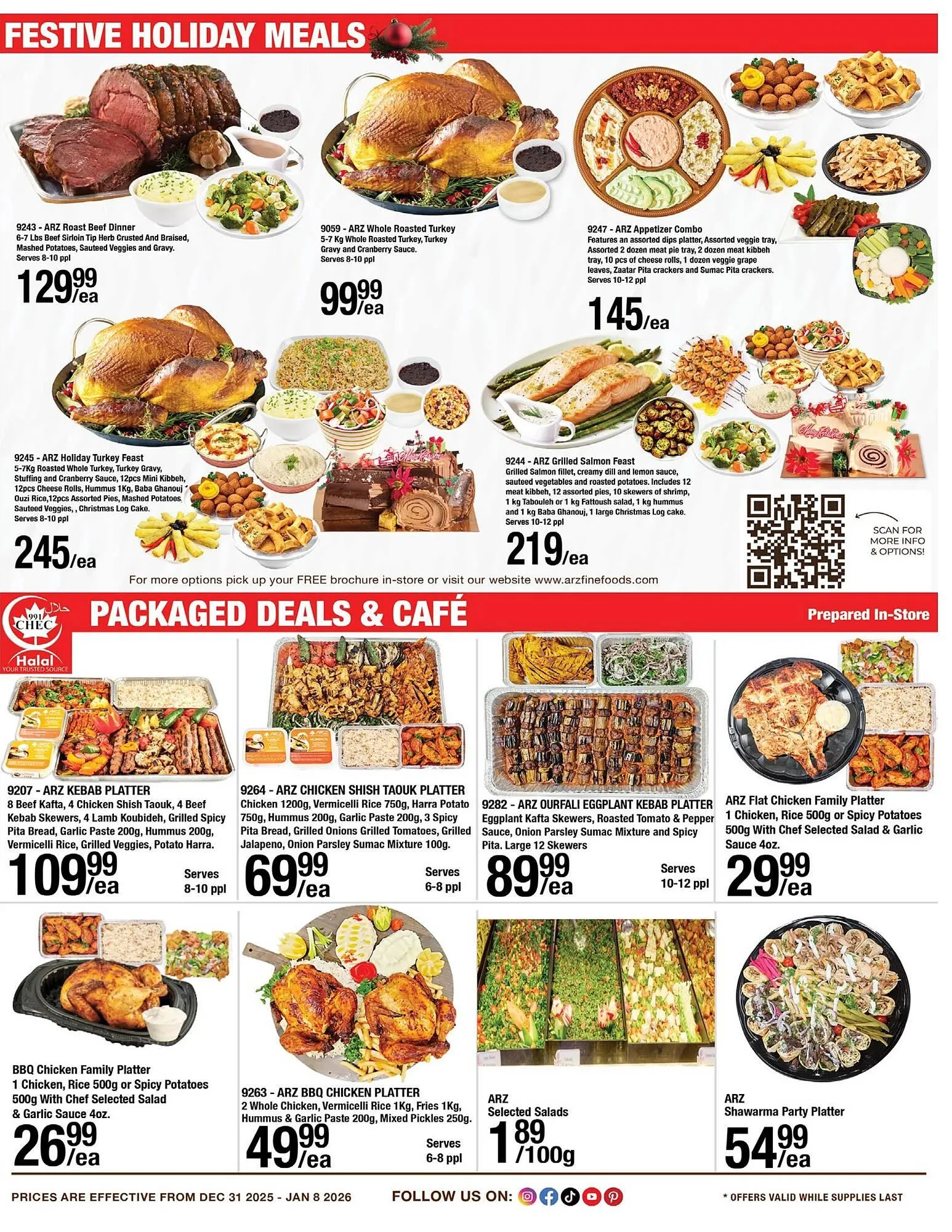 Arz Fine Foods flyer from December 31 to January 8 2026 - flyer page 3