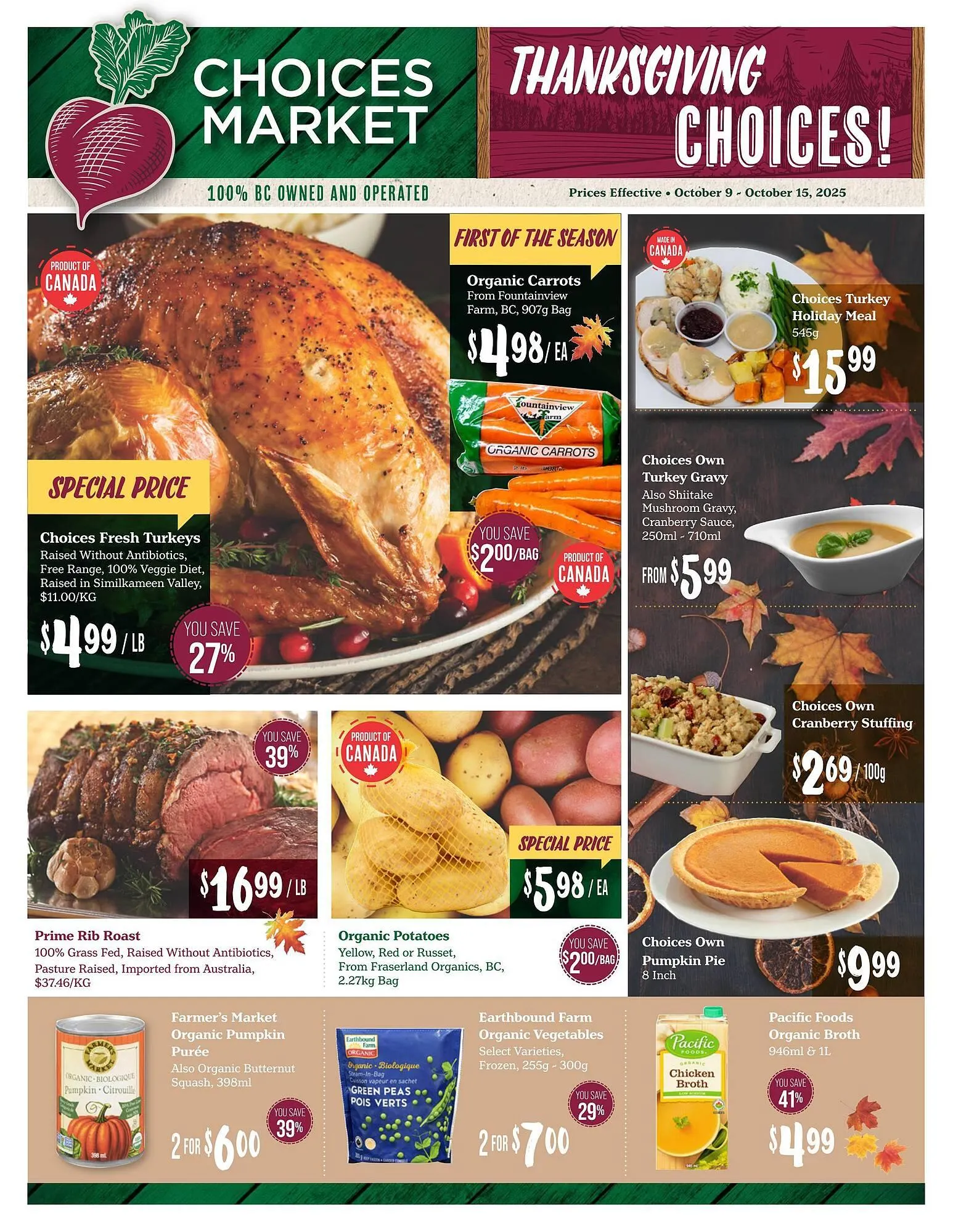 Choices Market flyer from October 9 to October 15 2025 - flyer page 1