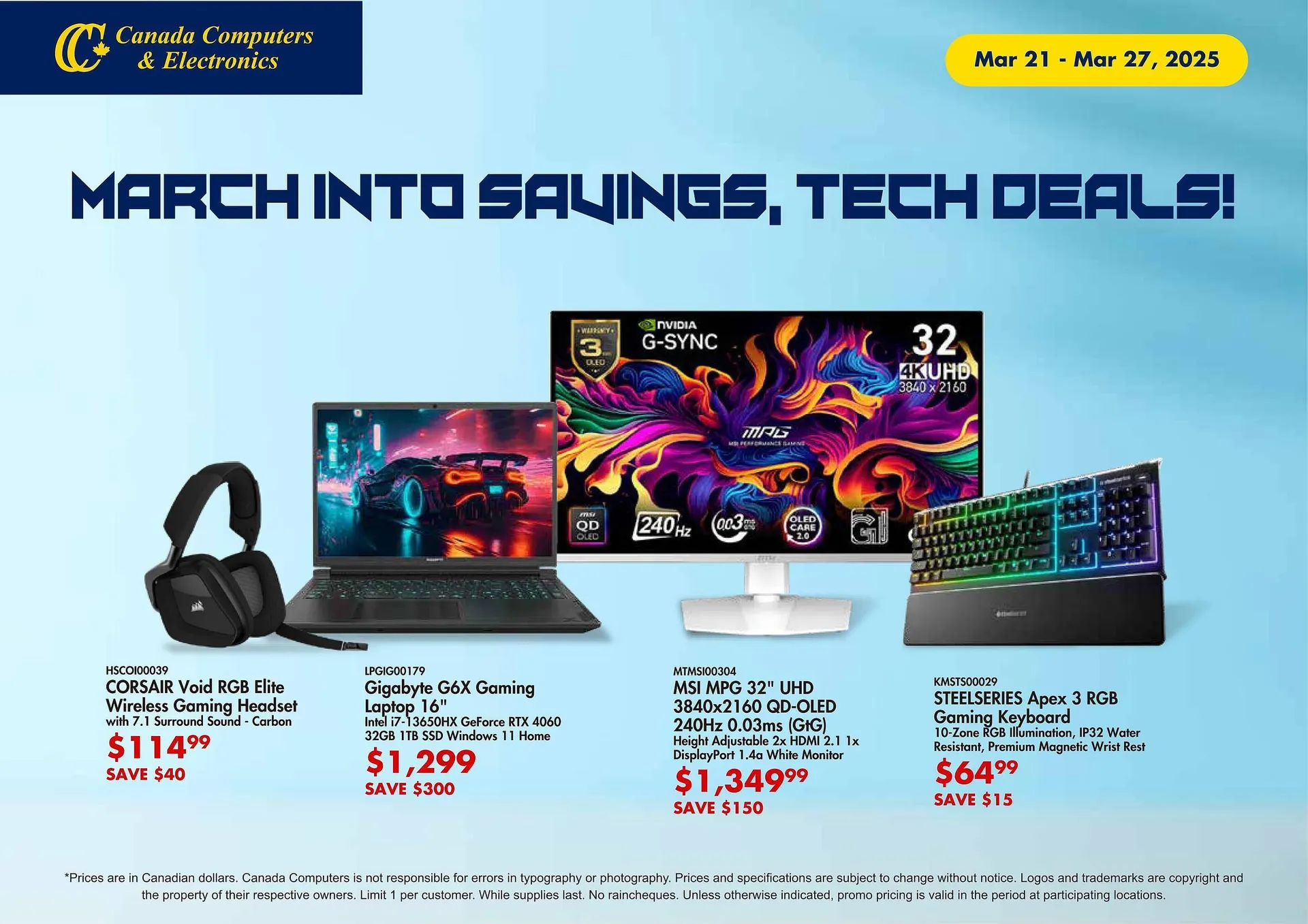 Canada Computers flyer - 1
