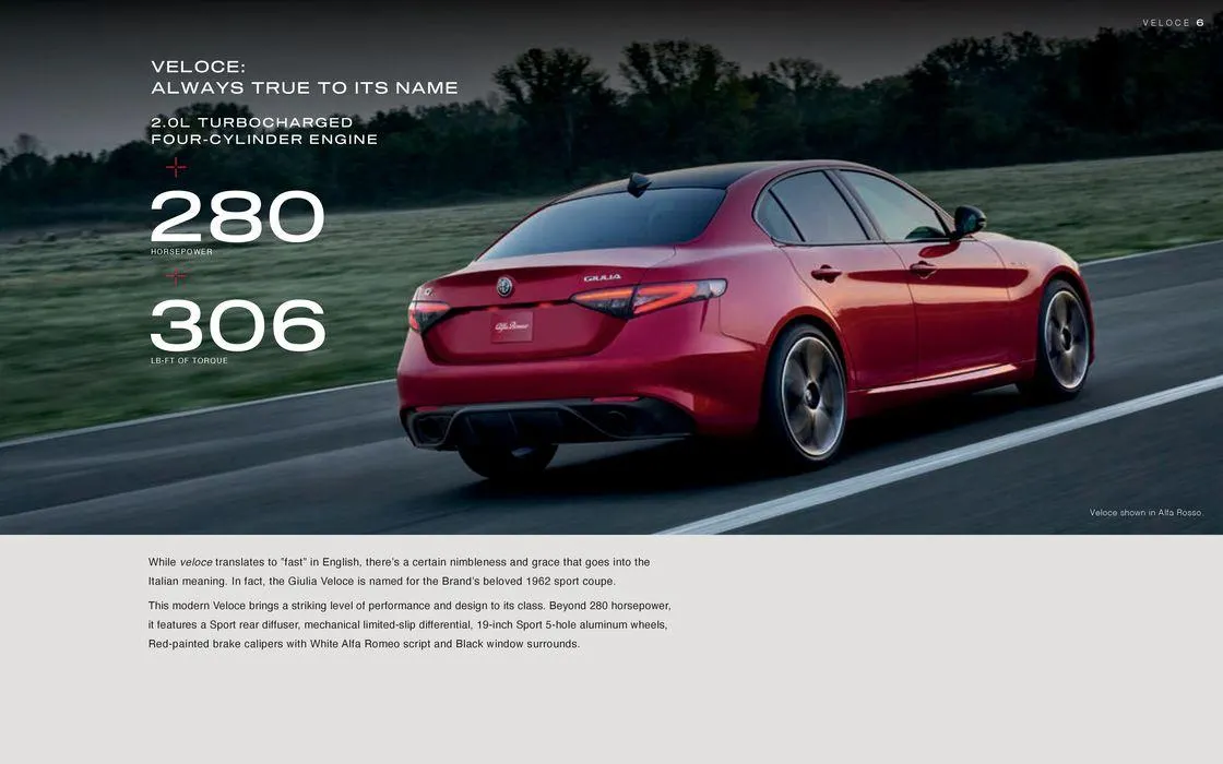Alfa Romeo 2024 Giulia from January 9 to January 9 2025 - flyer page 6