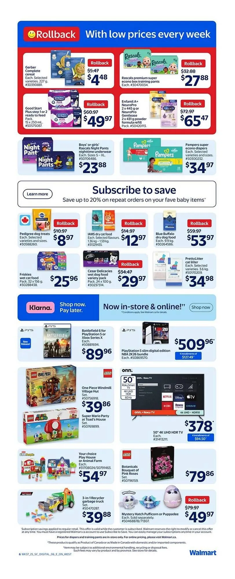 Walmart flyer from October 9 to October 15 2025 - flyer page 13