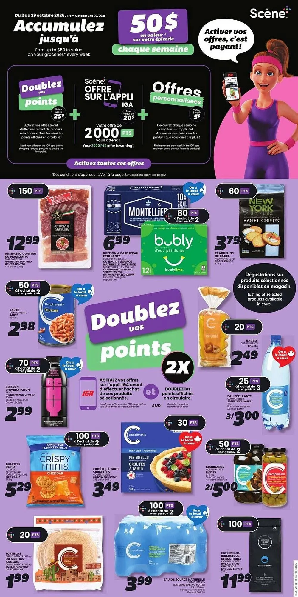 IGA flyer from October 15 to October 22 2025 - flyer page 12
