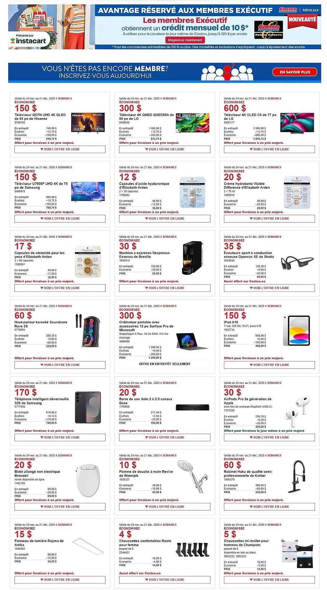 Costco flyer from December 8 to December 18 2025 - flyer page 1