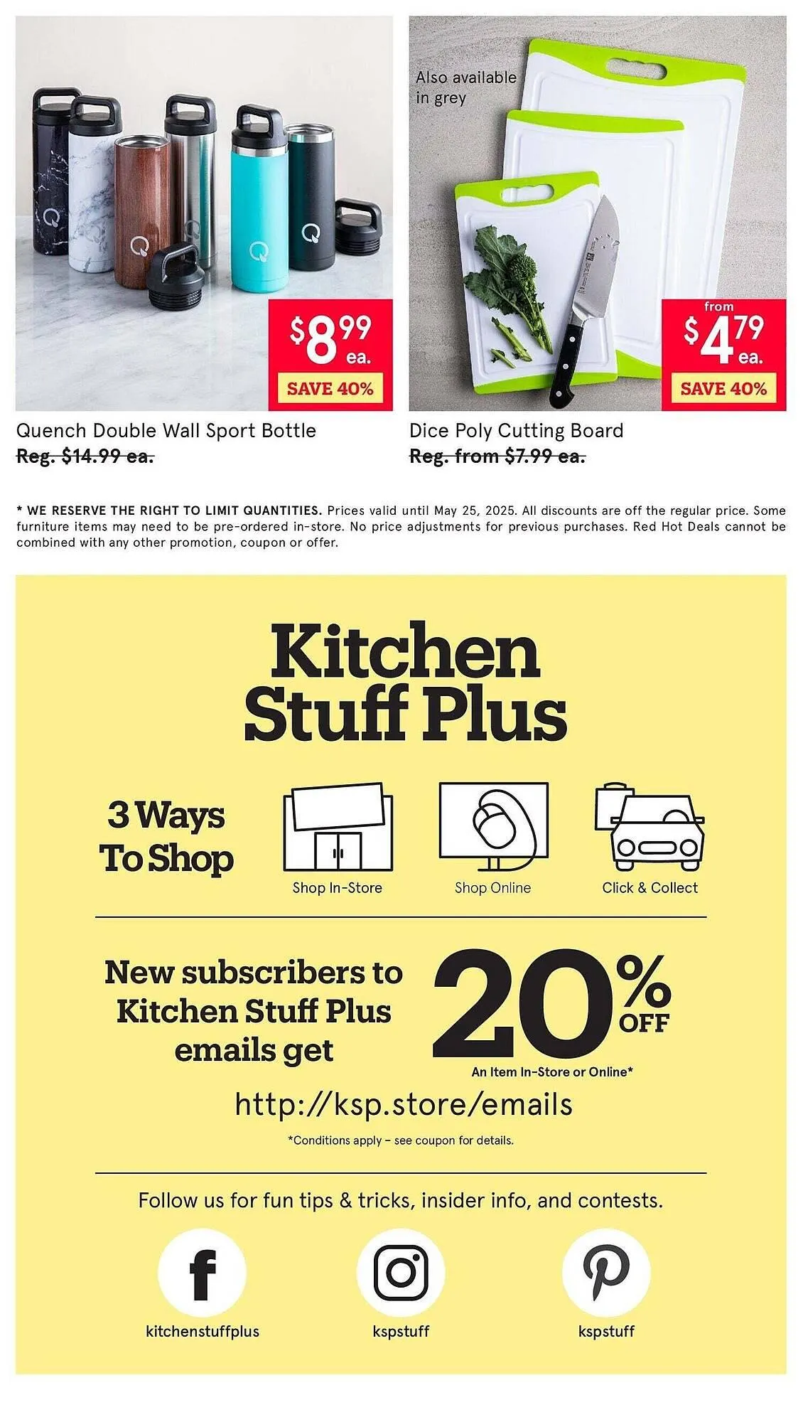 Kitchen Stuff Plus flyer from May 20 to June 6 2025 - flyer page 7
