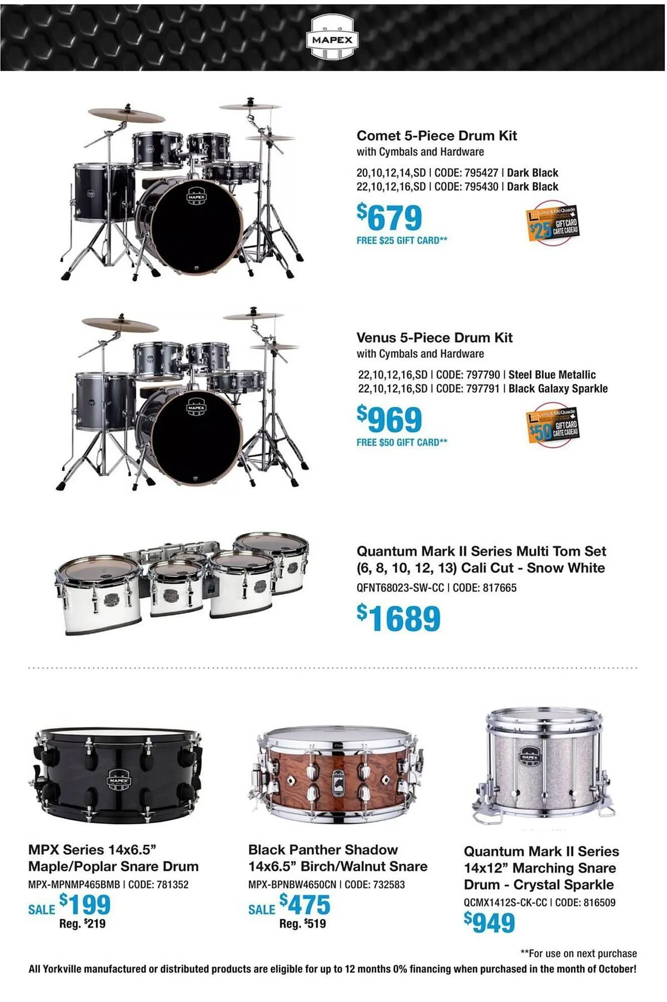 Long & McQuade flyer from October 9 to October 31 2025 - flyer page 39