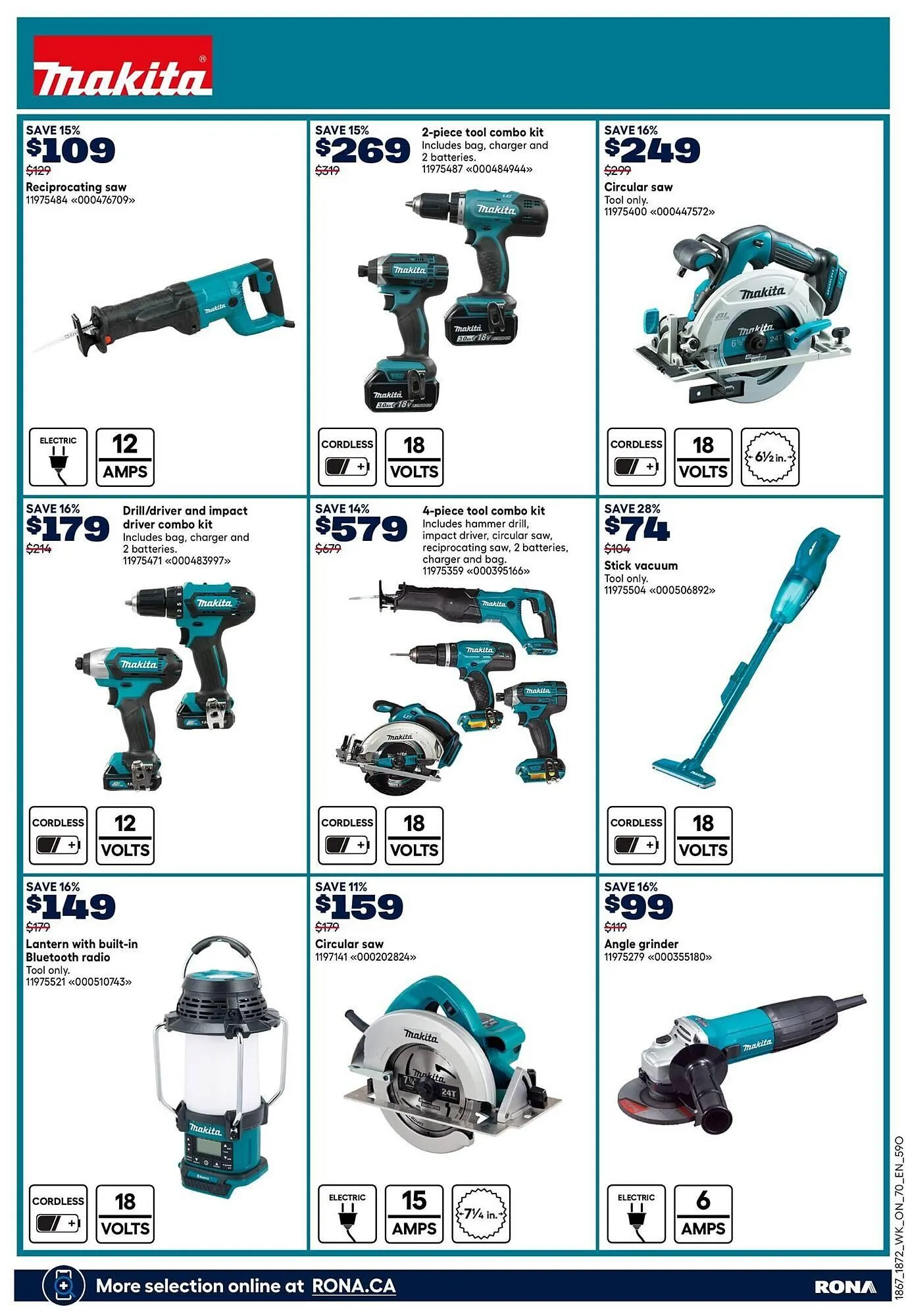 RONA flyer from November 5 to January 28 2026 - flyer page 7