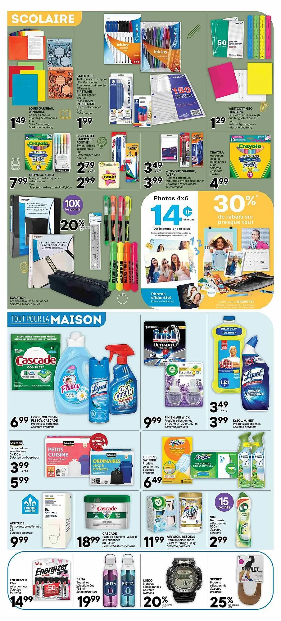 Brunet flyer from July 31 to August 7 2025 - flyer page 10