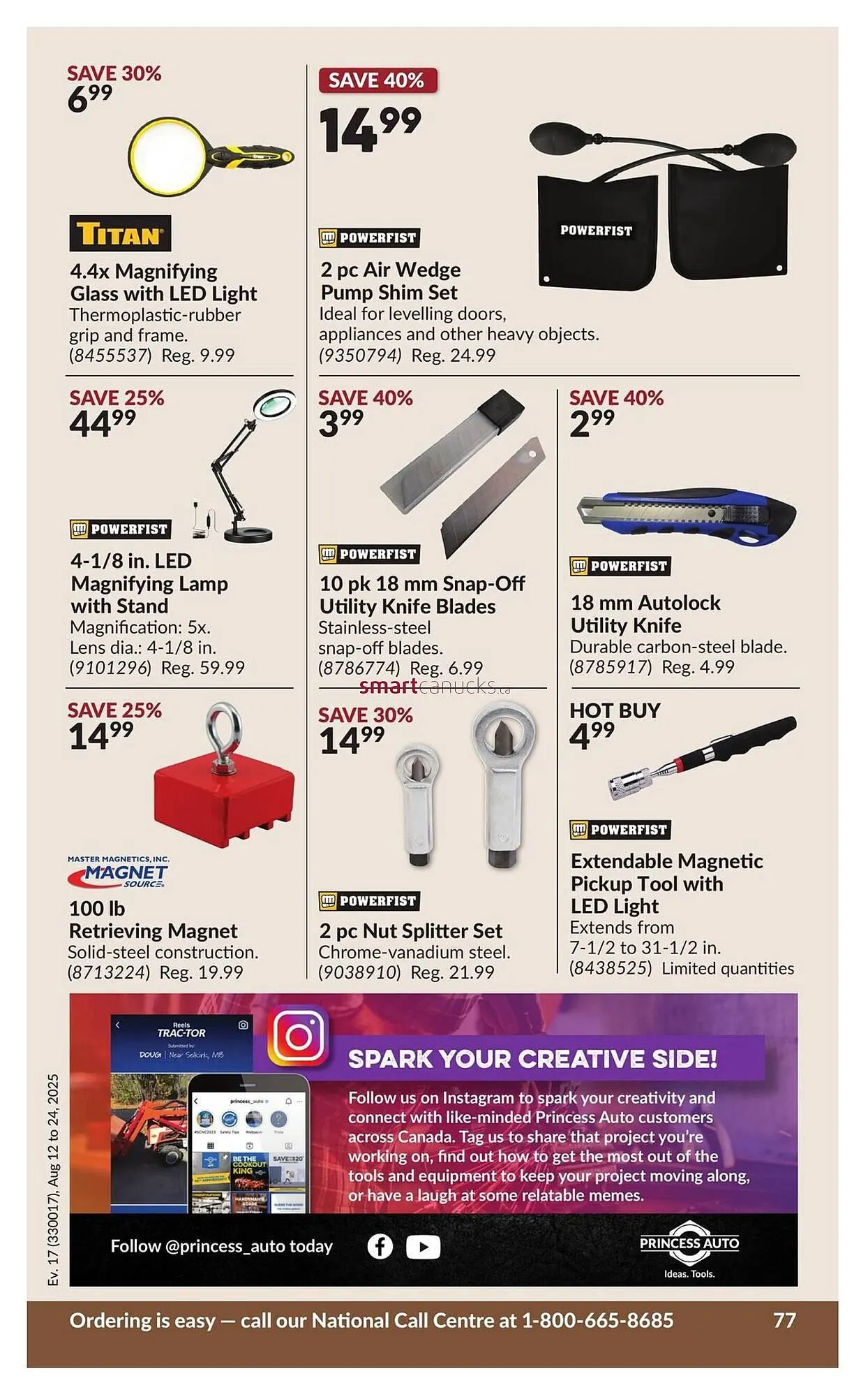 Princess Auto flyer from August 12 to August 24 2025 - flyer page 83