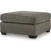 Olten Oversized Accent Ottoman - Graphite