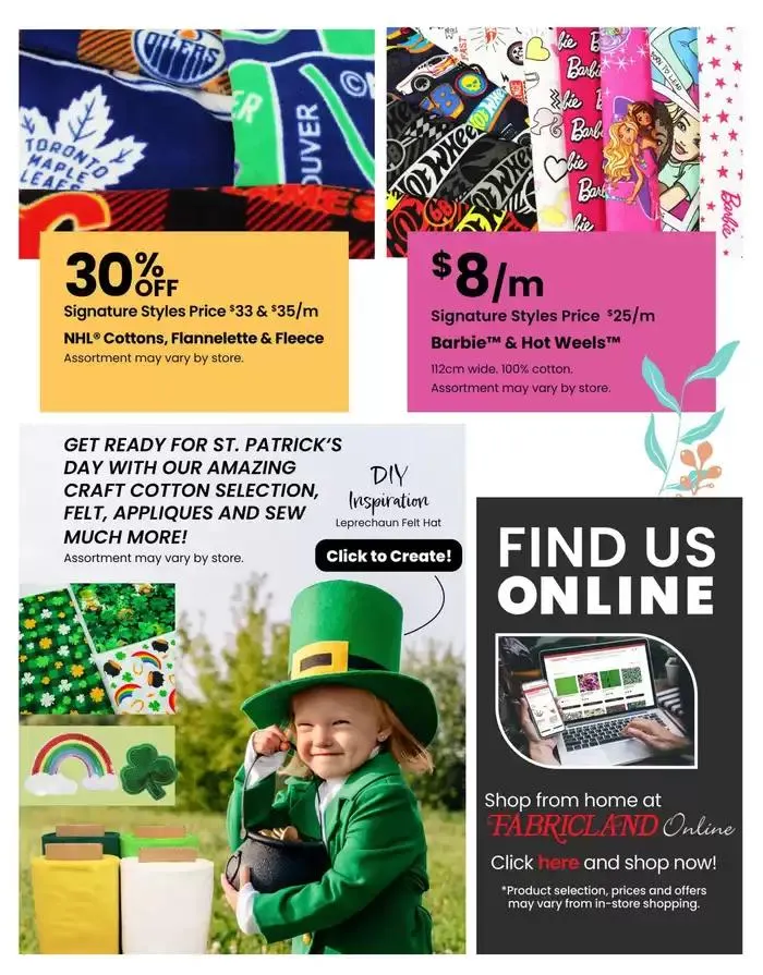 Flyer from March 1 to March 31 2025 - flyer page 6