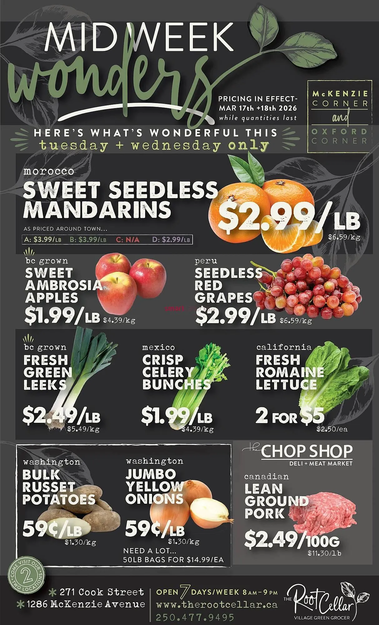 The Root Cellar flyer - 1