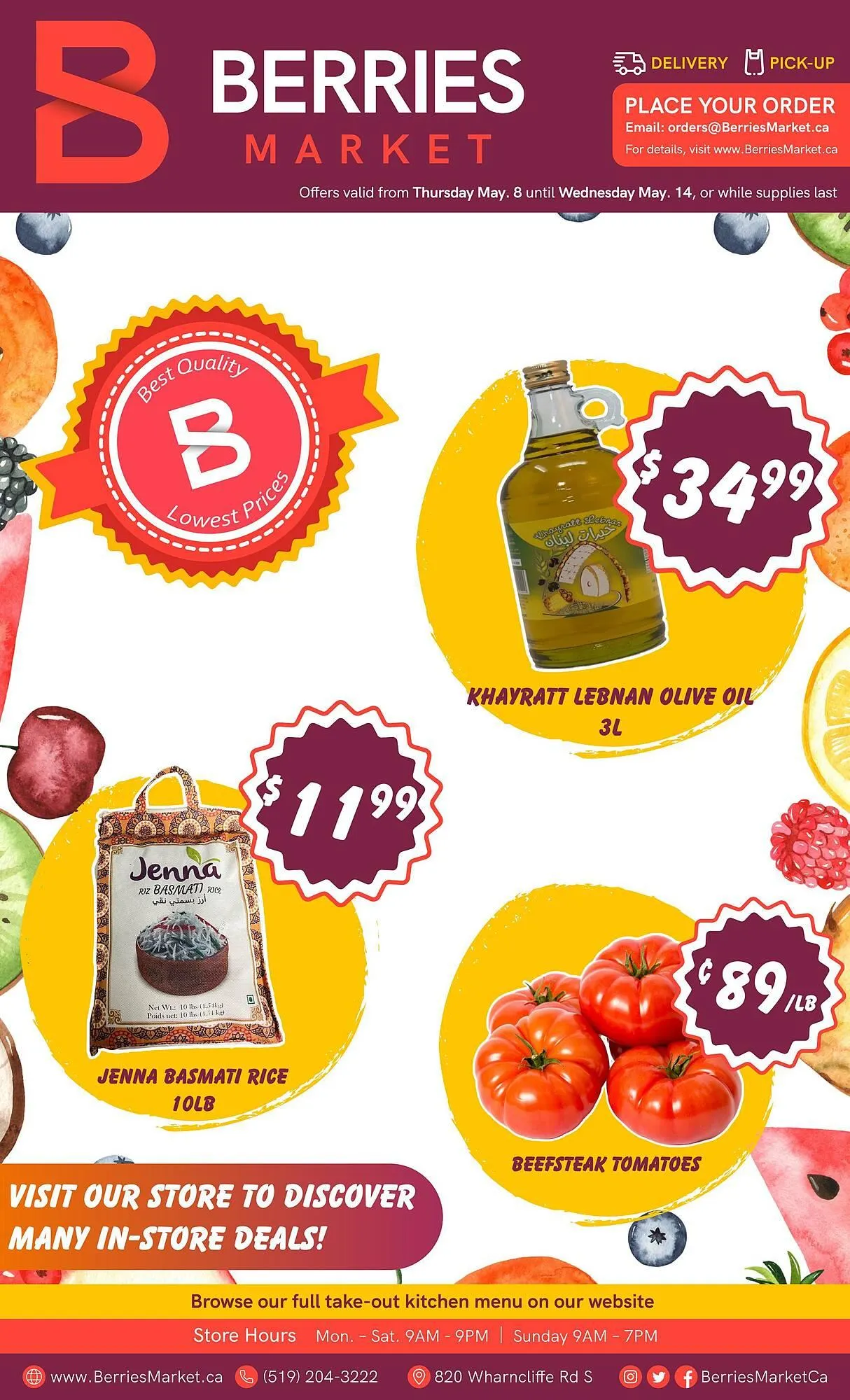 Berries Market flyer from May 8 to May 14 2025 - flyer page 1