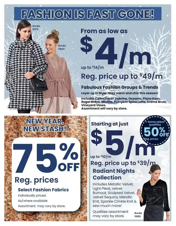 Flyer from January 2 to January 31 2025 - flyer page 3