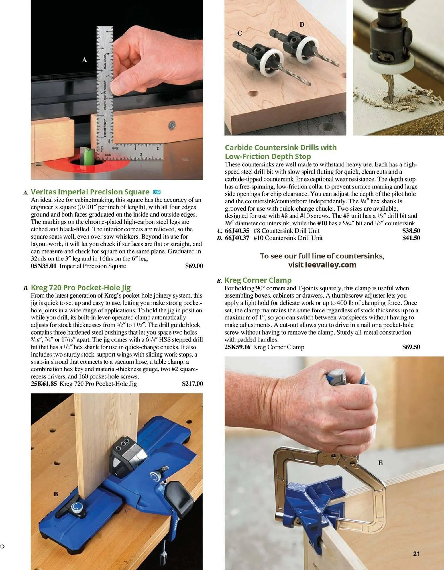 Lee Valley Tools flyer from July 8 to August 31 2025 - flyer page 21
