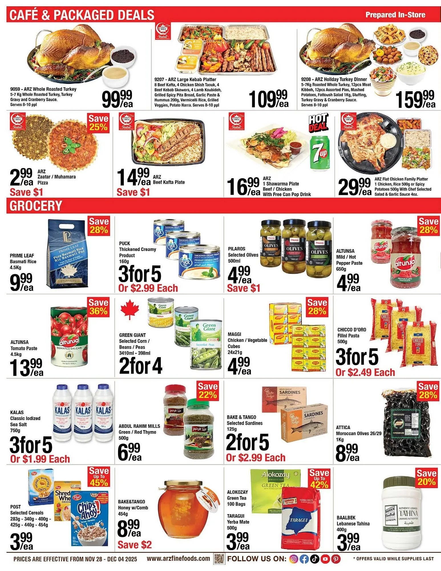Arz Fine Foods flyer from November 28 to December 4 2025 - flyer page 2