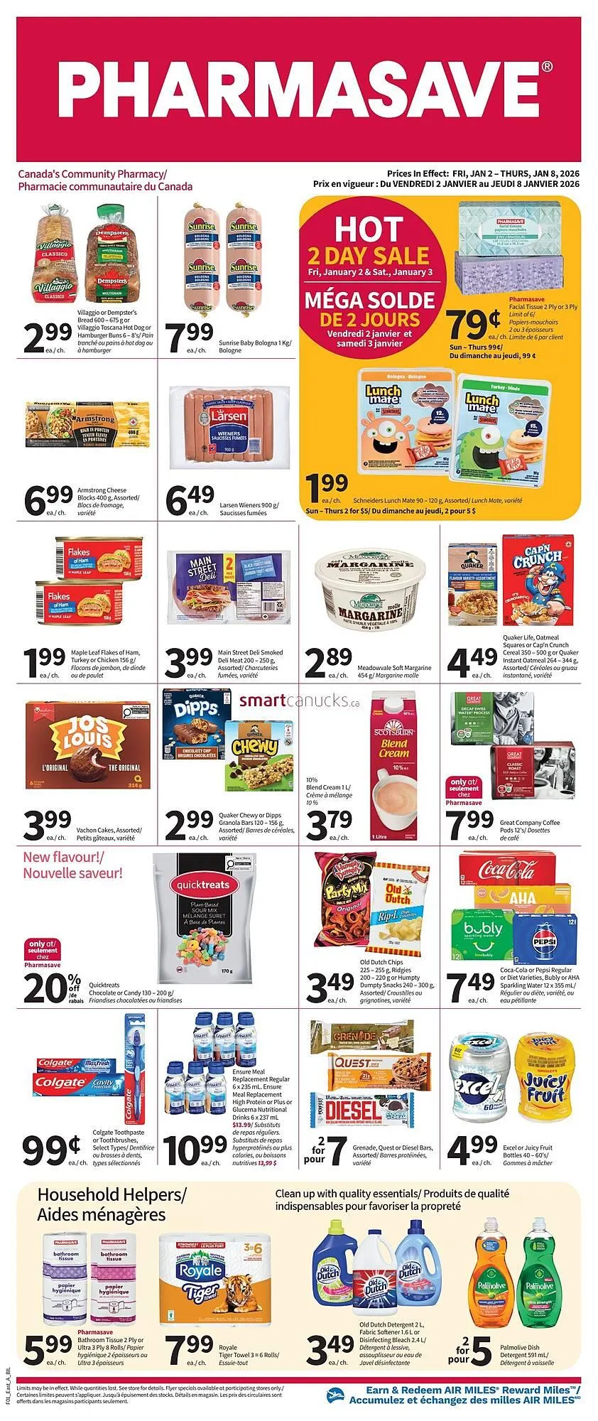 Pharmasave flyer from January 2 to January 8 2026 - flyer page 1