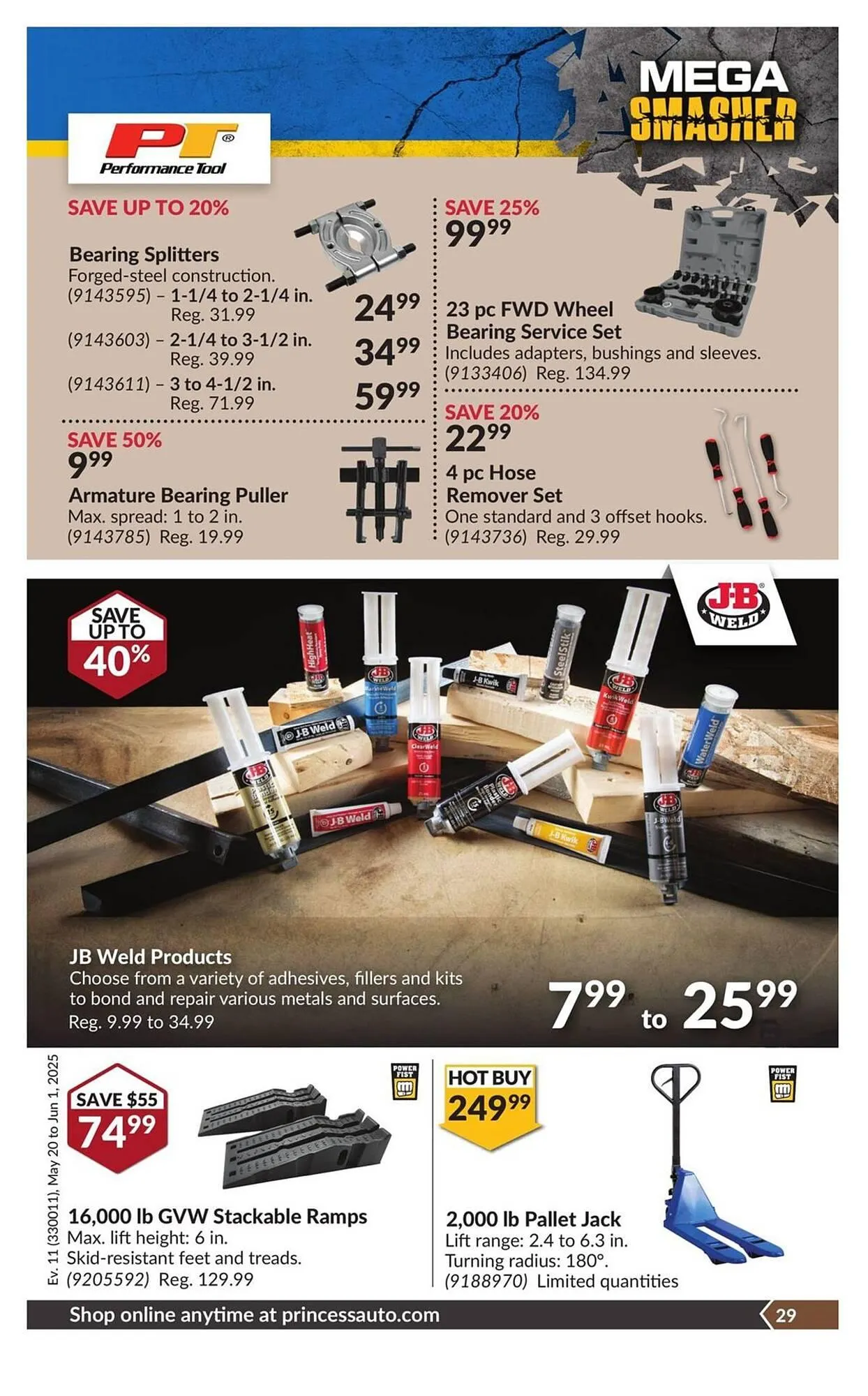 Princess Auto flyer from May 20 to June 1 2025 - flyer page 36