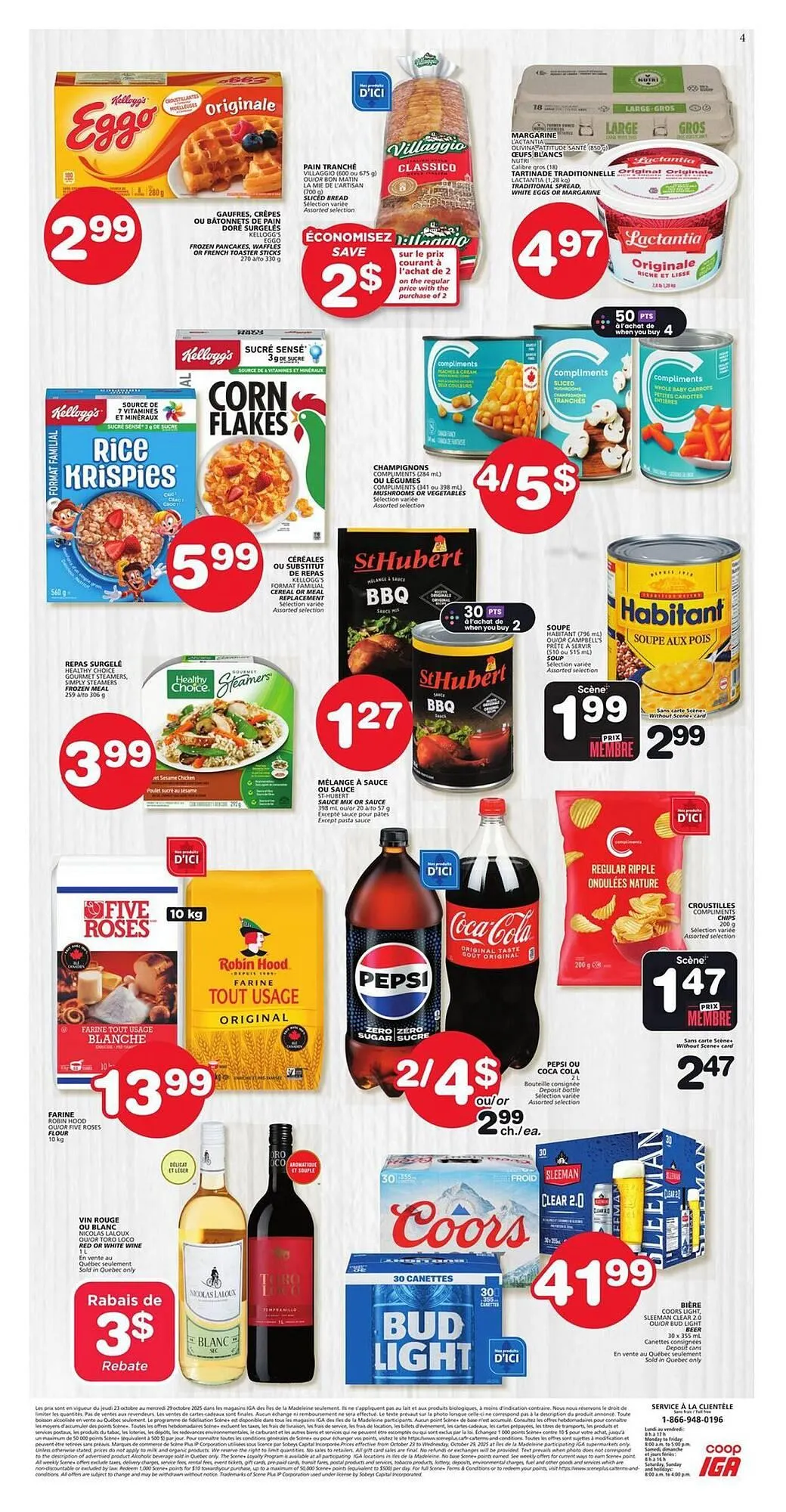 IGA flyer from October 23 to October 29 2025 - flyer page 4