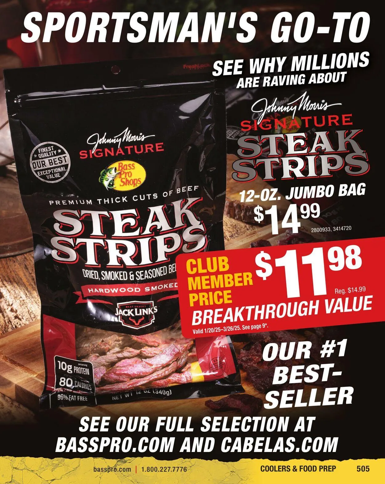 Bass Pro Current flyer from April 7 to April 21 2025 - flyer page 505