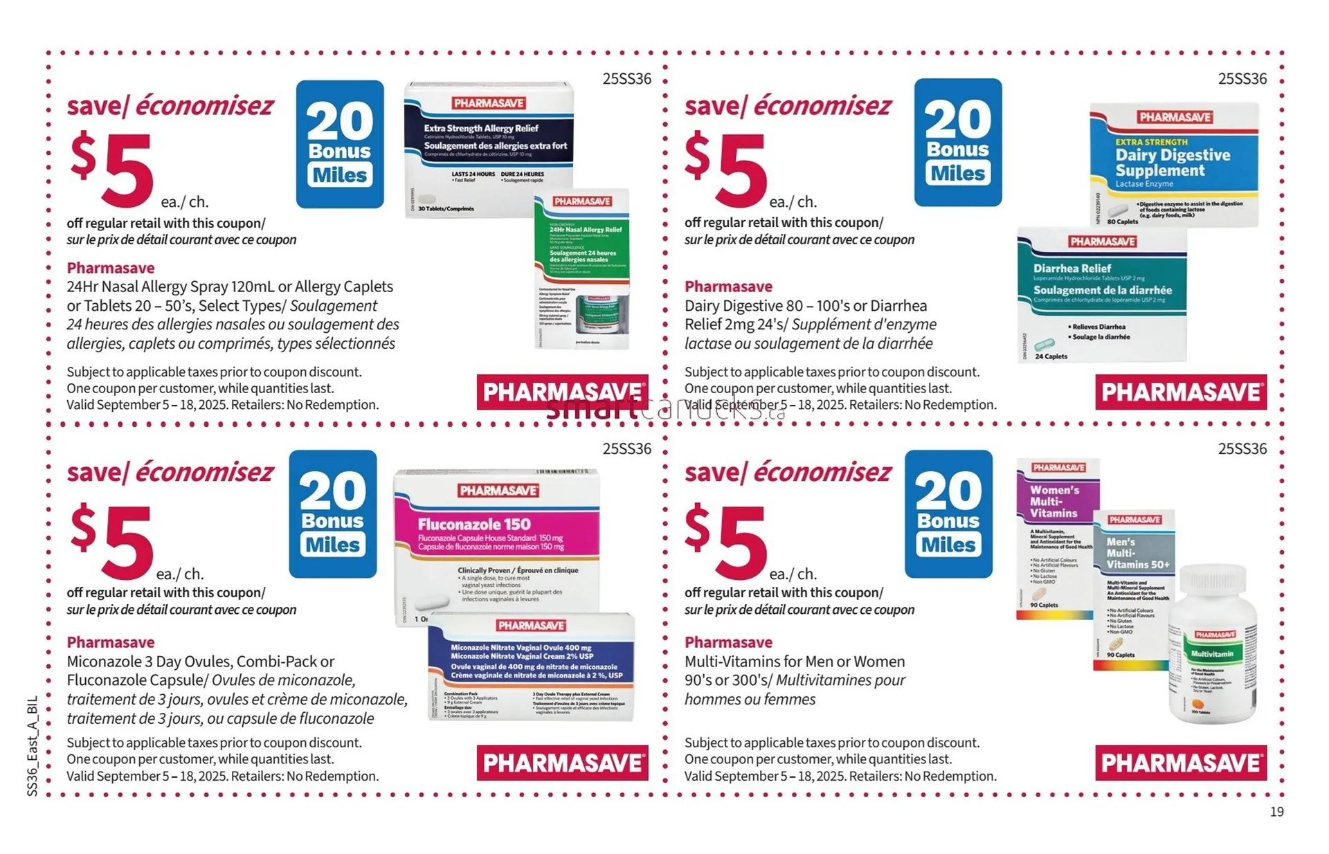 Pharmasave flyer from September 5 to September 11 2025 - flyer page 19